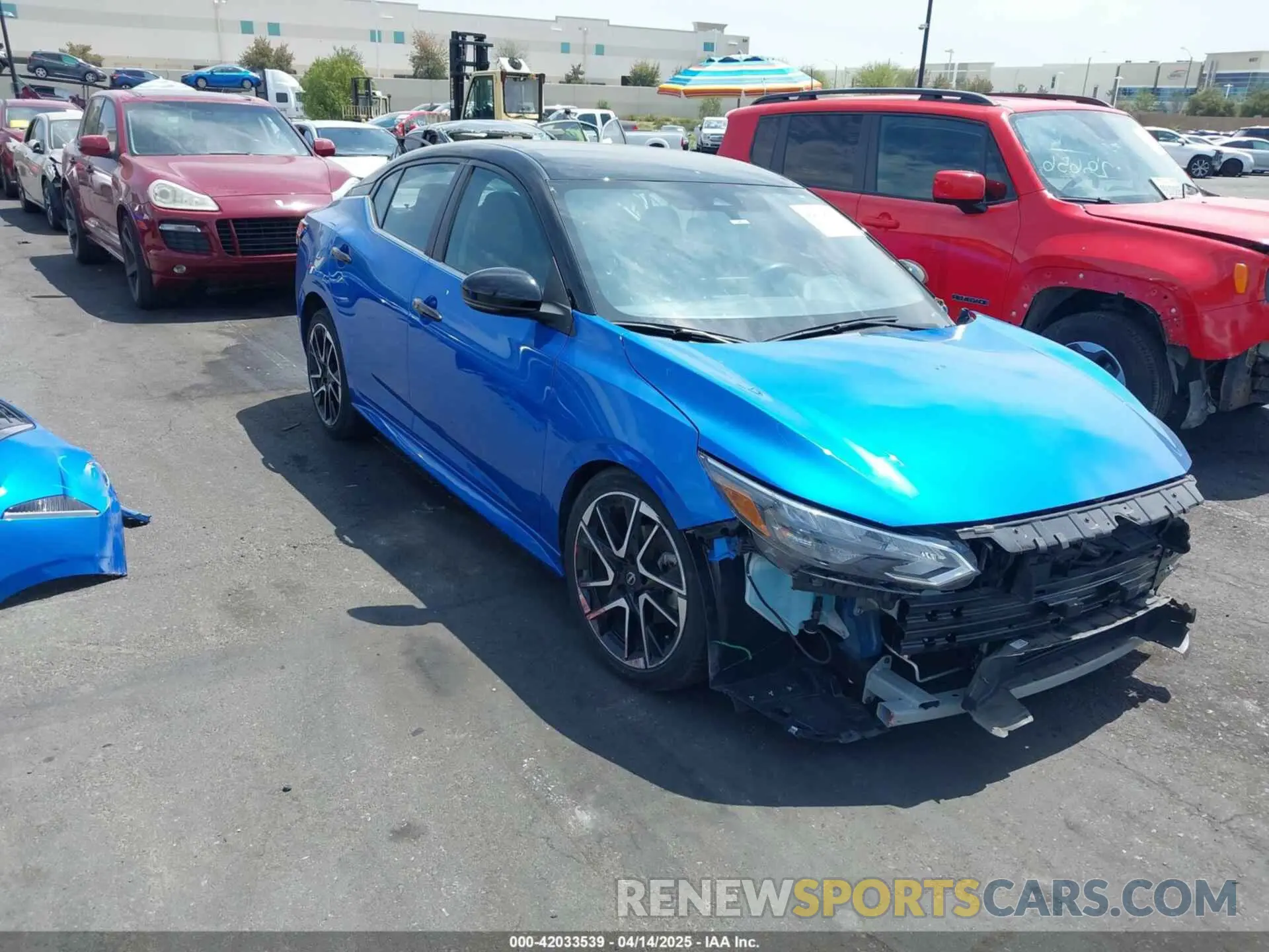 1 Photograph of a damaged car 3N1AB8DV1RY293108 NISSAN SENTRA 2024