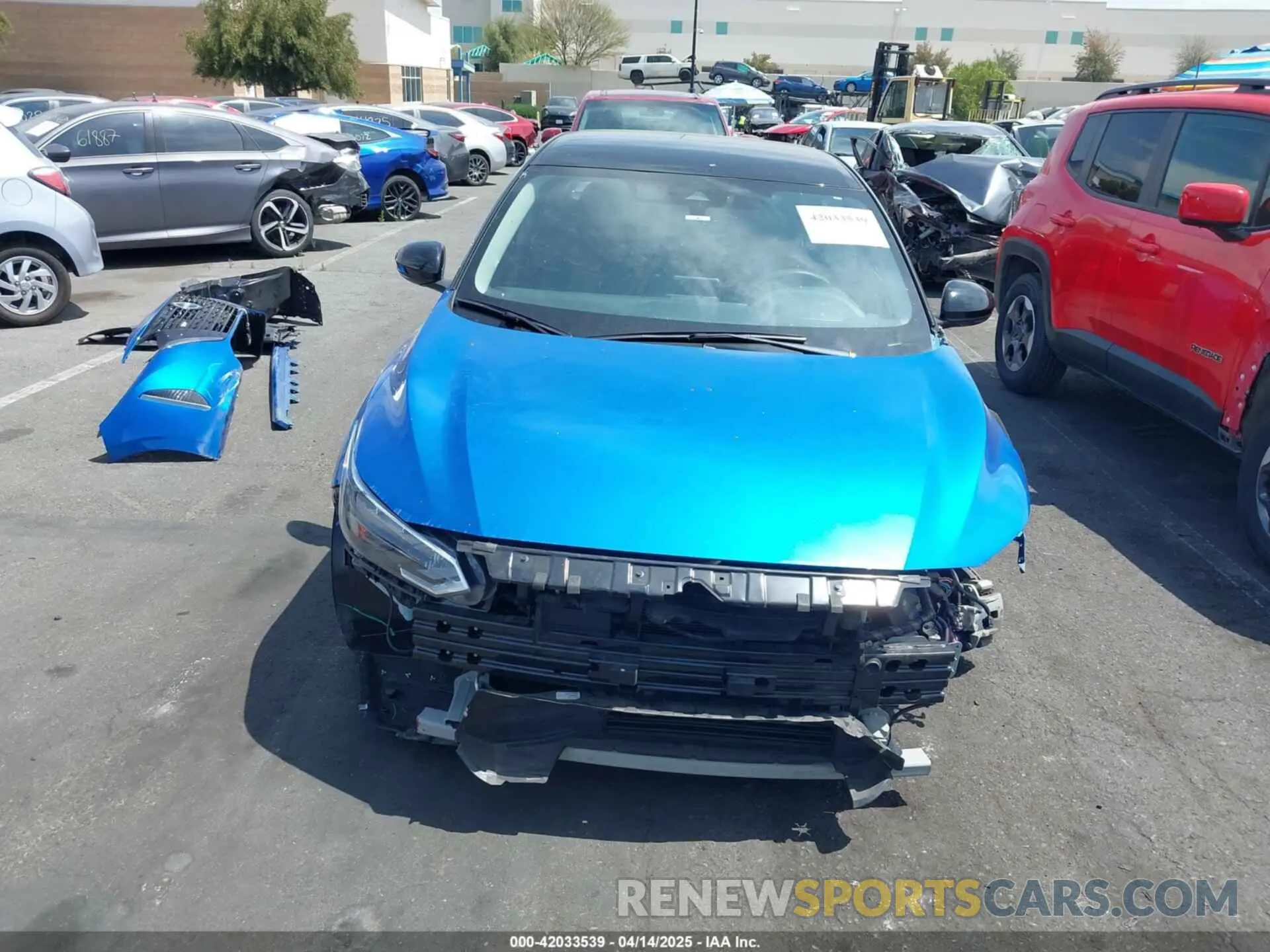 13 Photograph of a damaged car 3N1AB8DV1RY293108 NISSAN SENTRA 2024