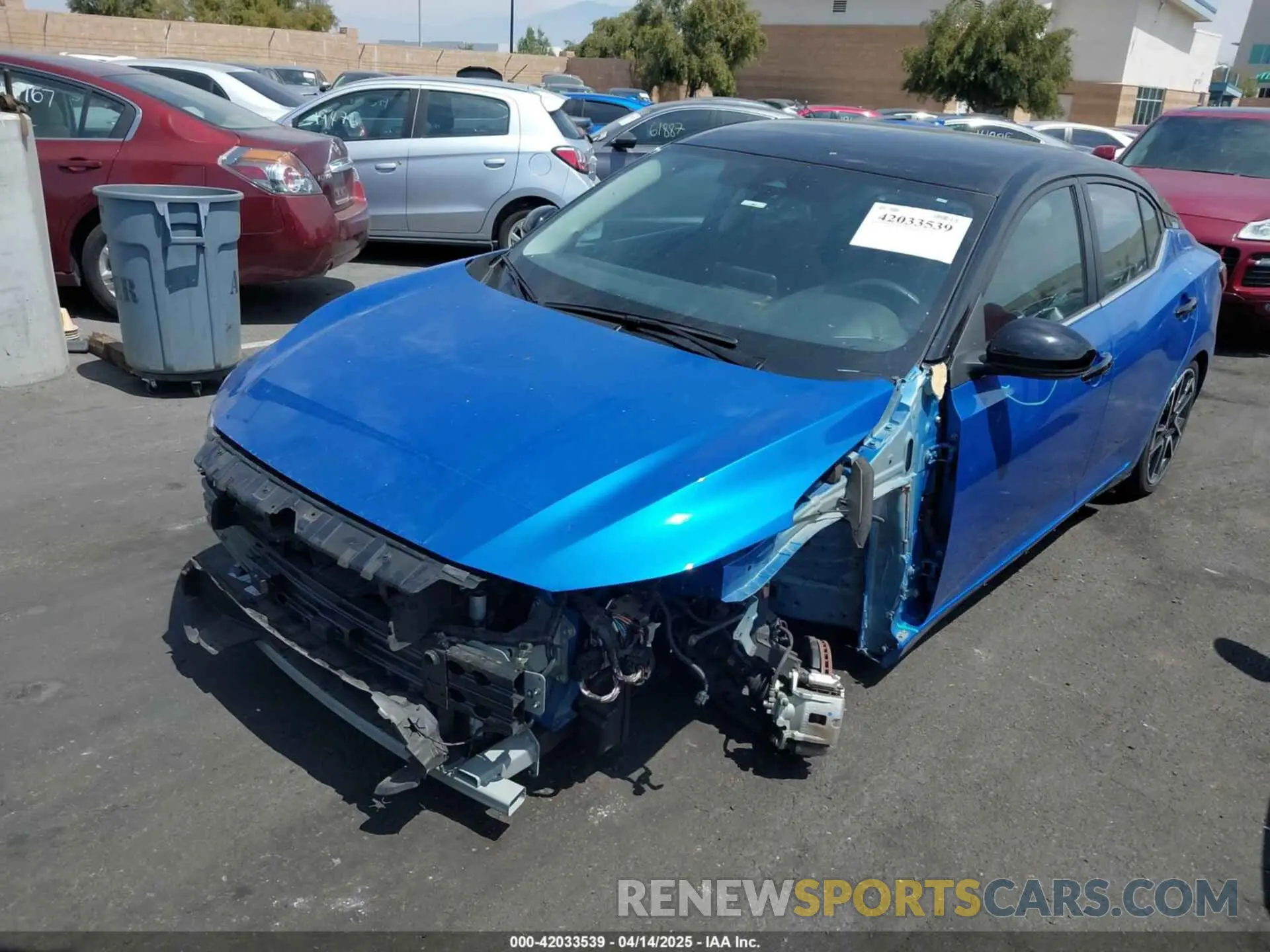 2 Photograph of a damaged car 3N1AB8DV1RY293108 NISSAN SENTRA 2024