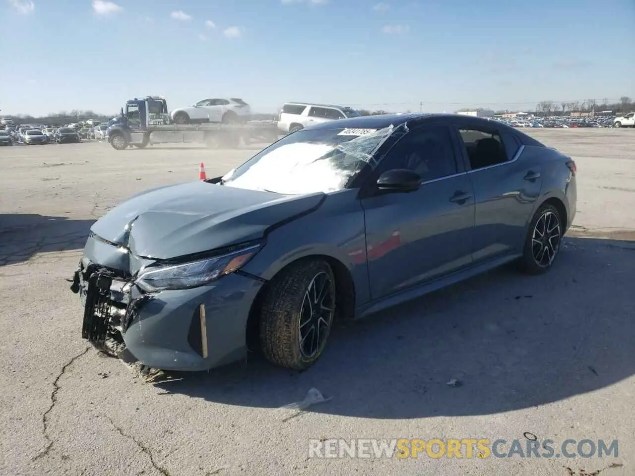1 Photograph of a damaged car 3N1AB8DV2RY351131 NISSAN SENTRA 2024