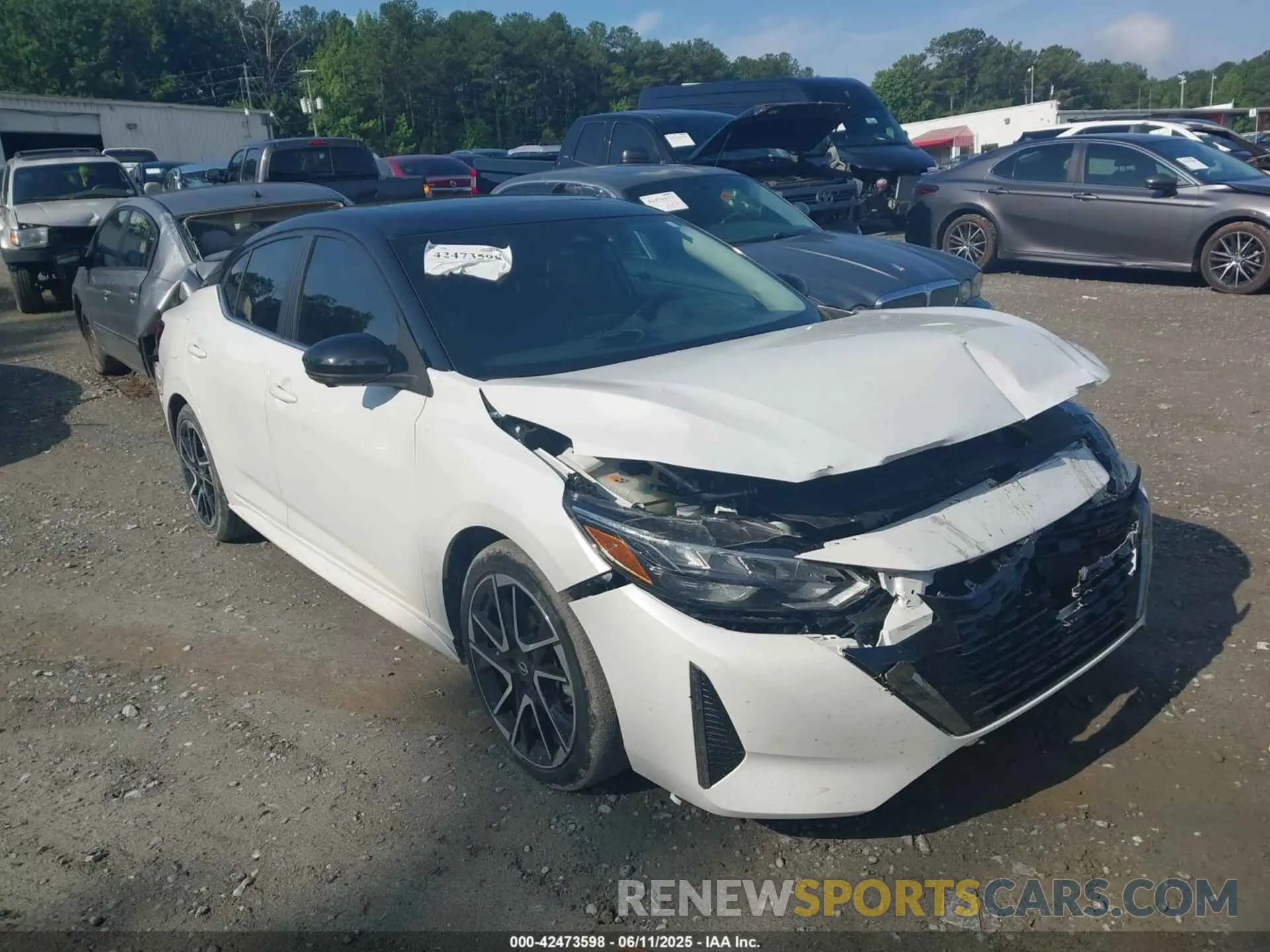 1 Photograph of a damaged car 3N1AB8DV2RY352442 NISSAN SENTRA 2024