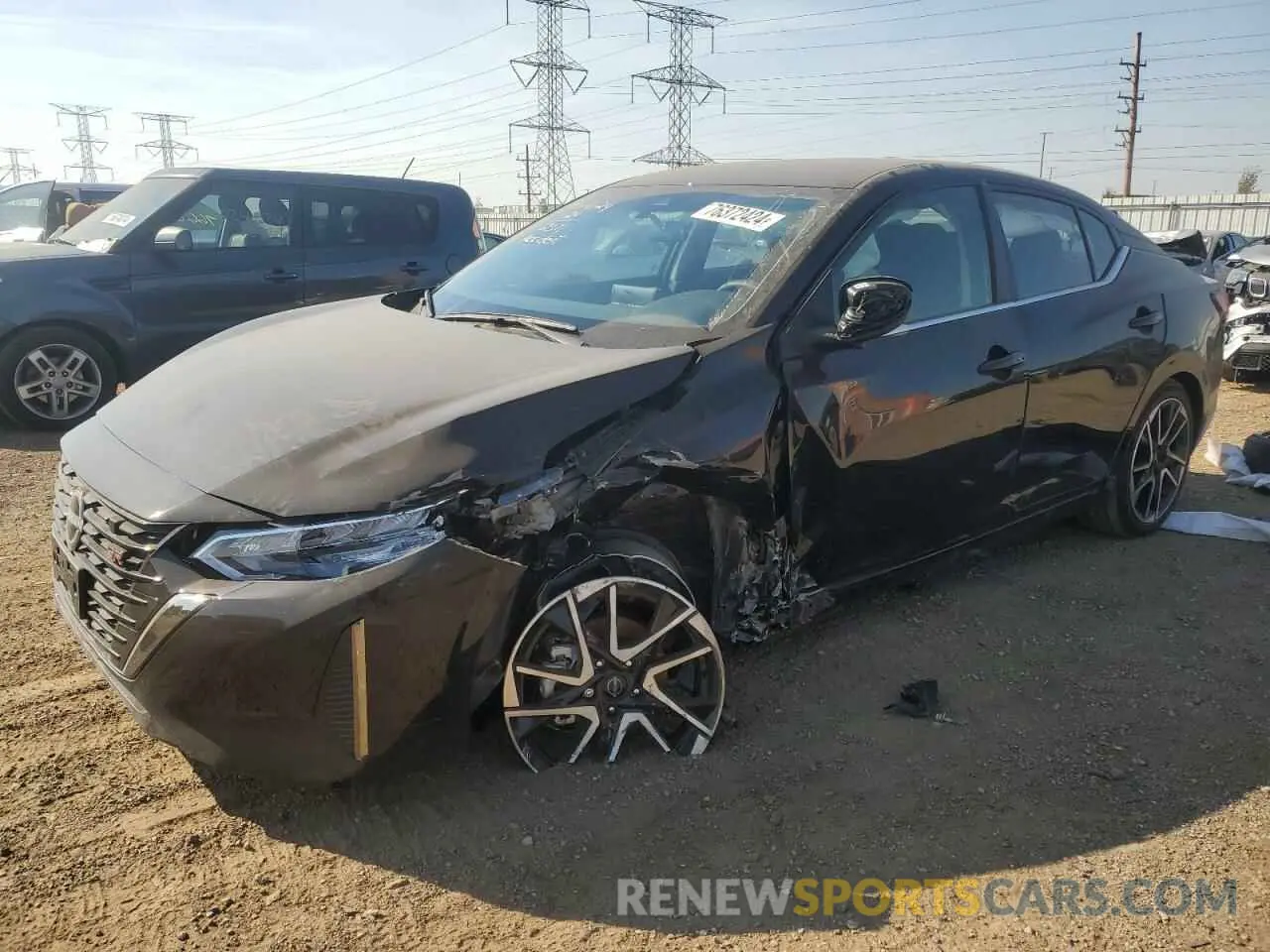 1 Photograph of a damaged car 3N1AB8DV3RY286998 NISSAN SENTRA 2024