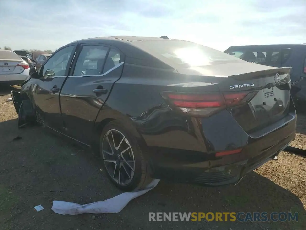 2 Photograph of a damaged car 3N1AB8DV3RY286998 NISSAN SENTRA 2024