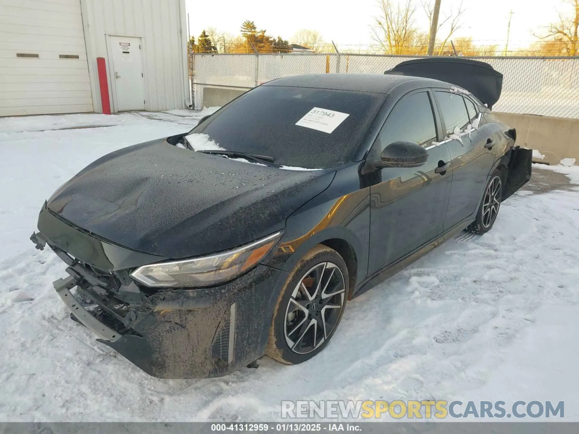 2 Photograph of a damaged car 3N1AB8DV3RY378483 NISSAN SENTRA 2024