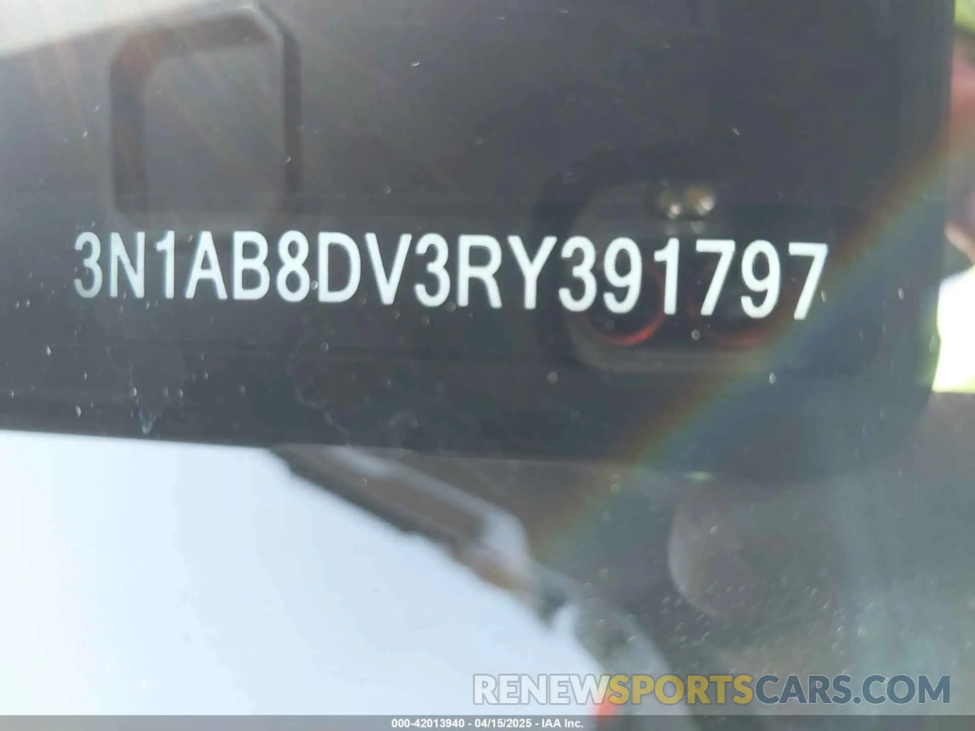 9 Photograph of a damaged car 3N1AB8DV3RY391797 NISSAN SENTRA 2024