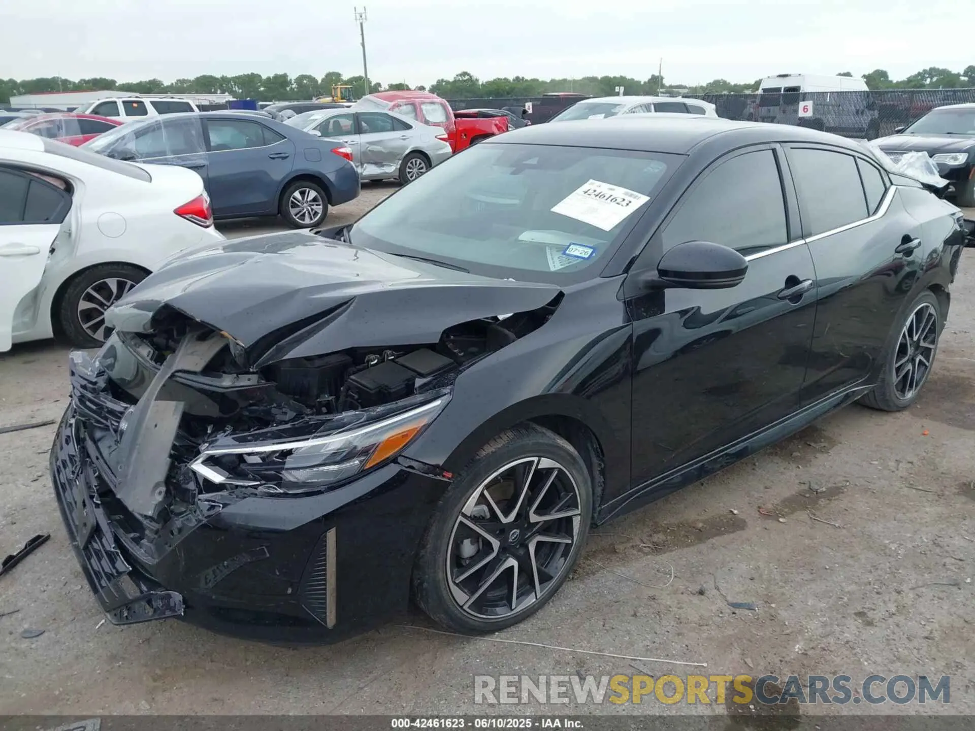 2 Photograph of a damaged car 3N1AB8DV4RY255002 NISSAN SENTRA 2024