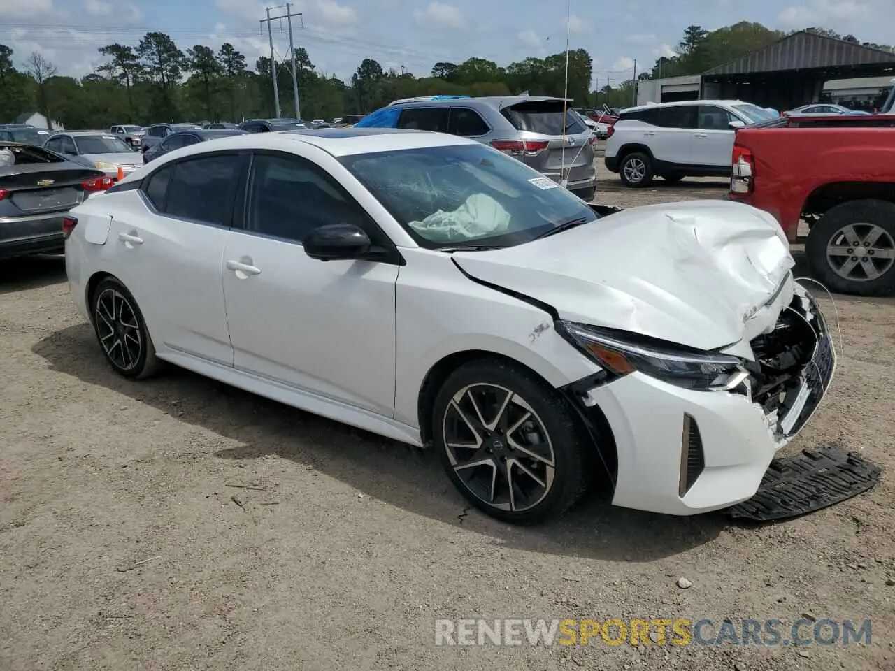 4 Photograph of a damaged car 3N1AB8DV6RY278216 NISSAN SENTRA 2024