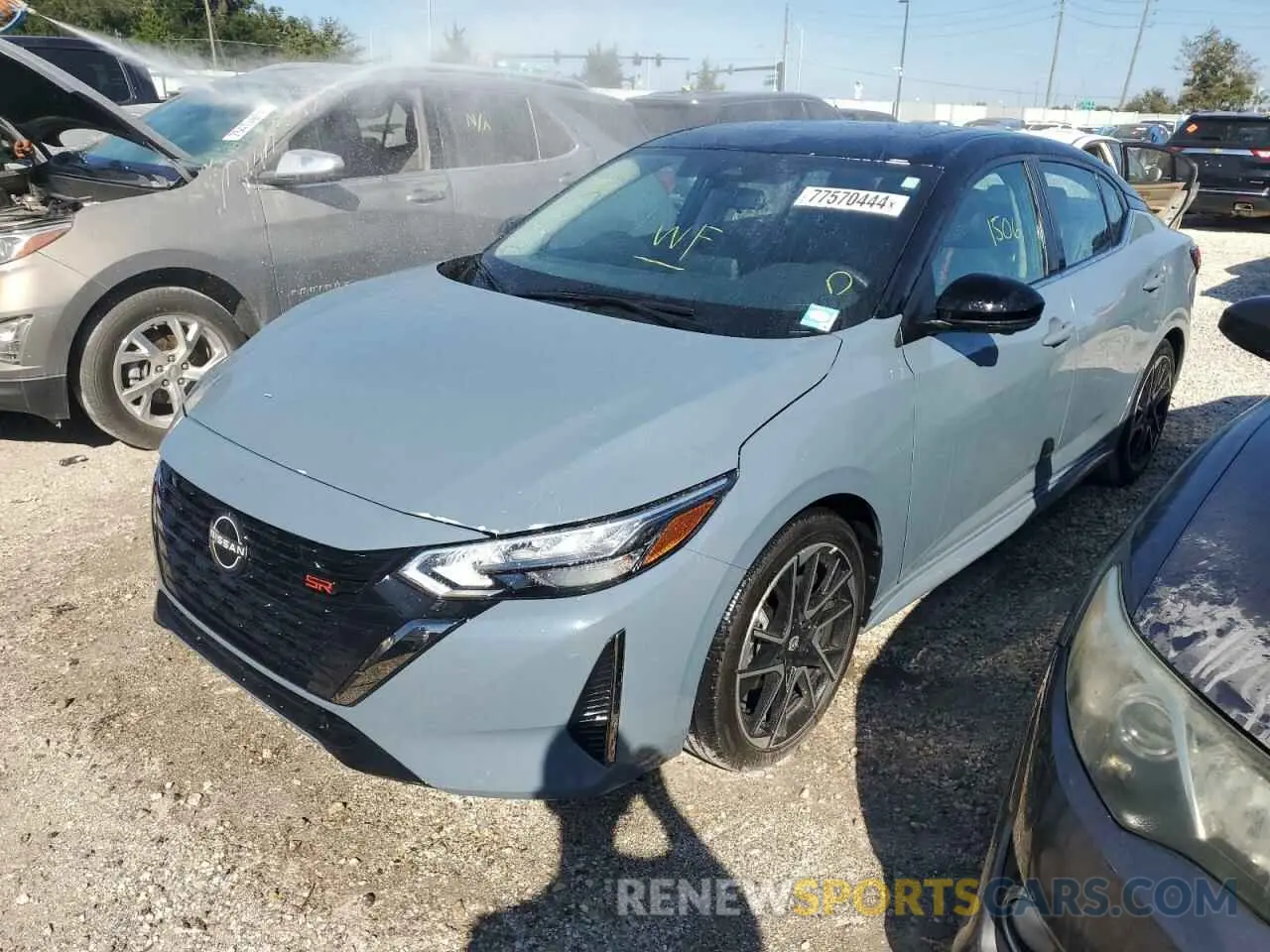 1 Photograph of a damaged car 3N1AB8DV6RY287997 NISSAN SENTRA 2024