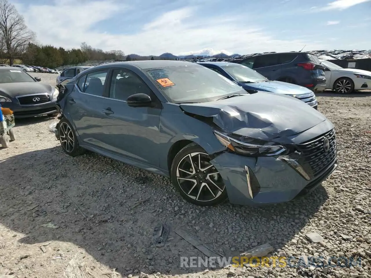 4 Photograph of a damaged car 3N1AB8DV6RY294268 NISSAN SENTRA 2024