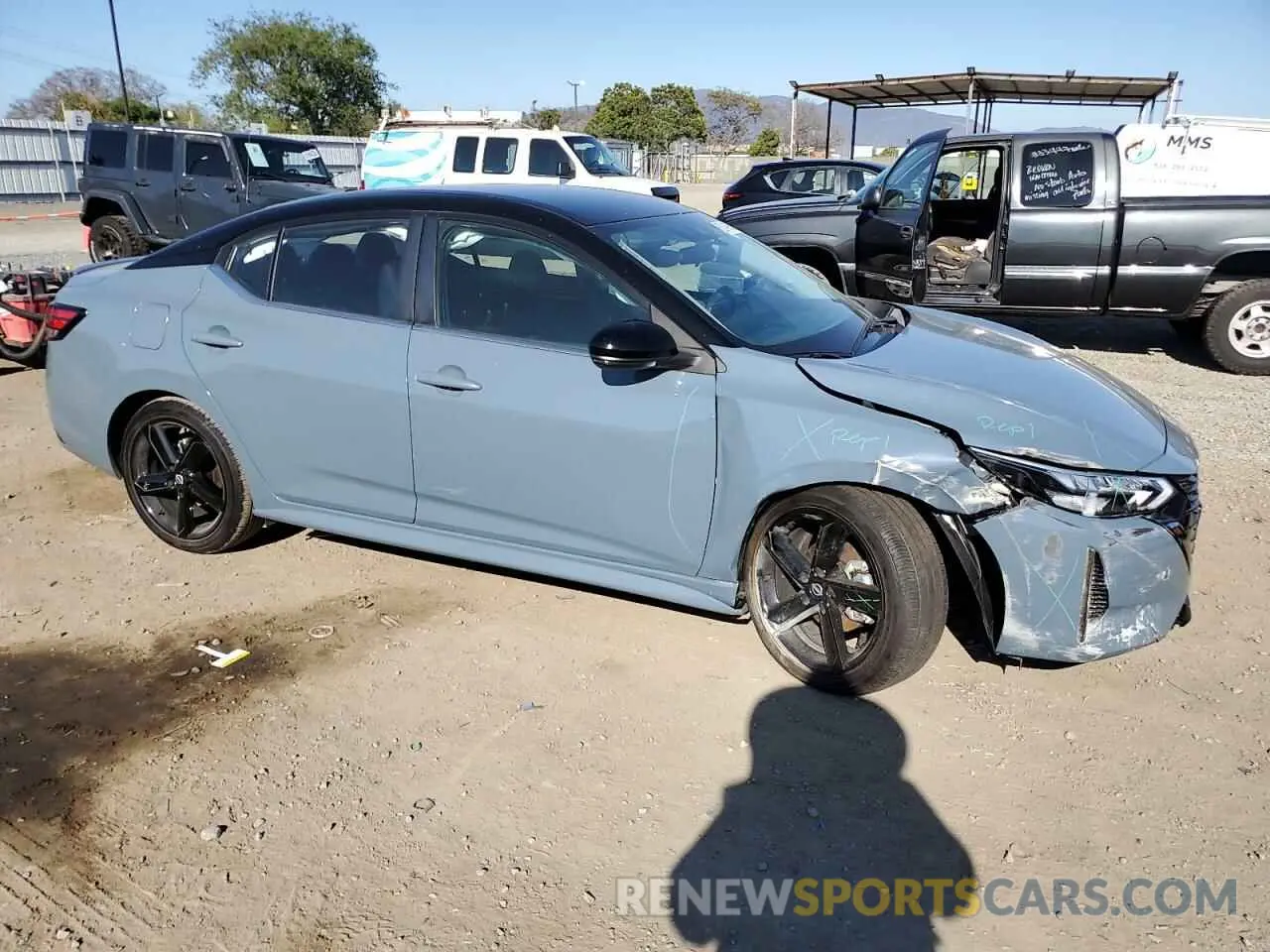 4 Photograph of a damaged car 3N1AB8DV6RY304636 NISSAN SENTRA 2024