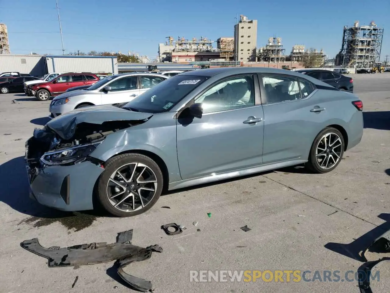 1 Photograph of a damaged car 3N1AB8DV6RY371401 NISSAN SENTRA 2024