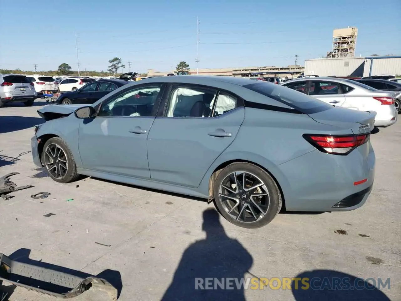 2 Photograph of a damaged car 3N1AB8DV6RY371401 NISSAN SENTRA 2024