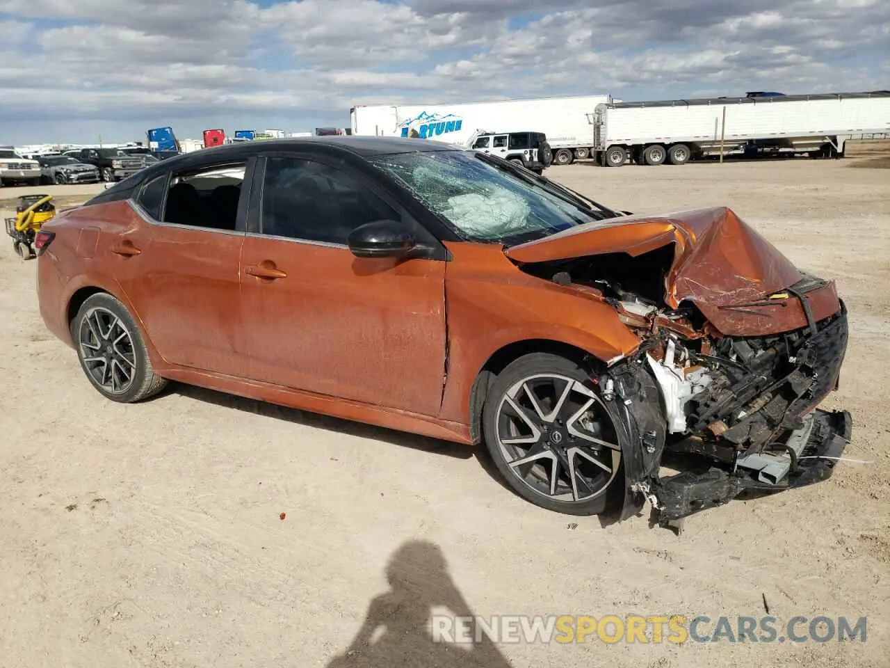4 Photograph of a damaged car 3N1AB8DV6RY380745 NISSAN SENTRA 2024