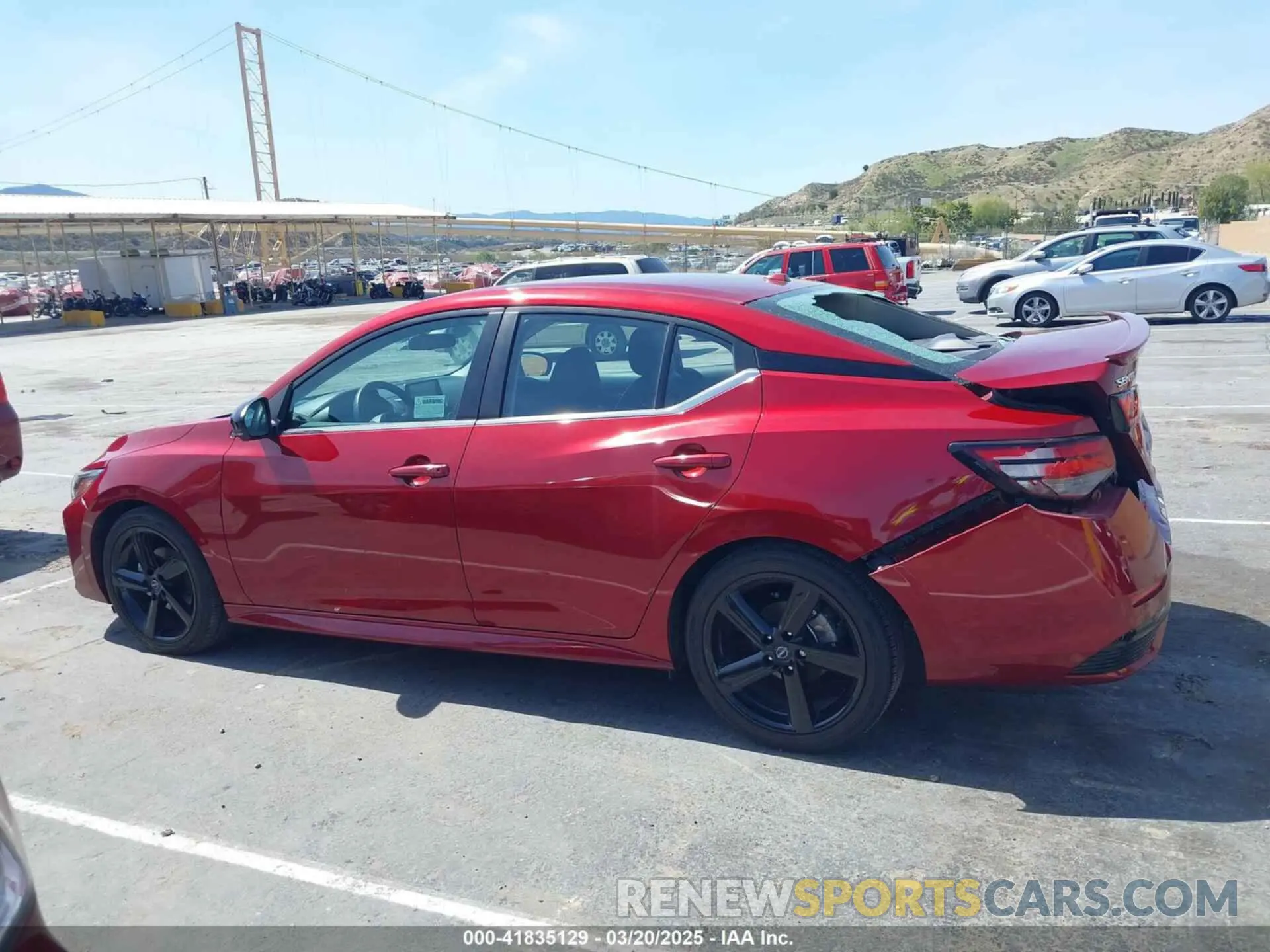 14 Photograph of a damaged car 3N1AB8DV7RY288026 NISSAN SENTRA 2024