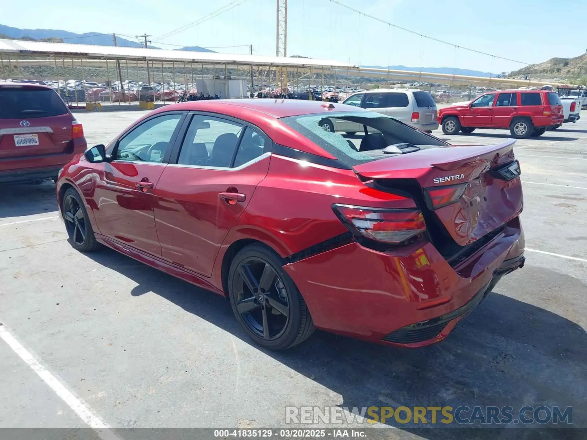 3 Photograph of a damaged car 3N1AB8DV7RY288026 NISSAN SENTRA 2024