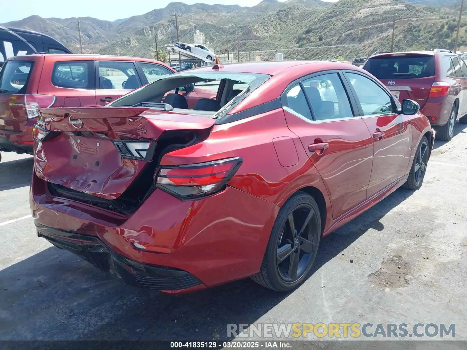 4 Photograph of a damaged car 3N1AB8DV7RY288026 NISSAN SENTRA 2024
