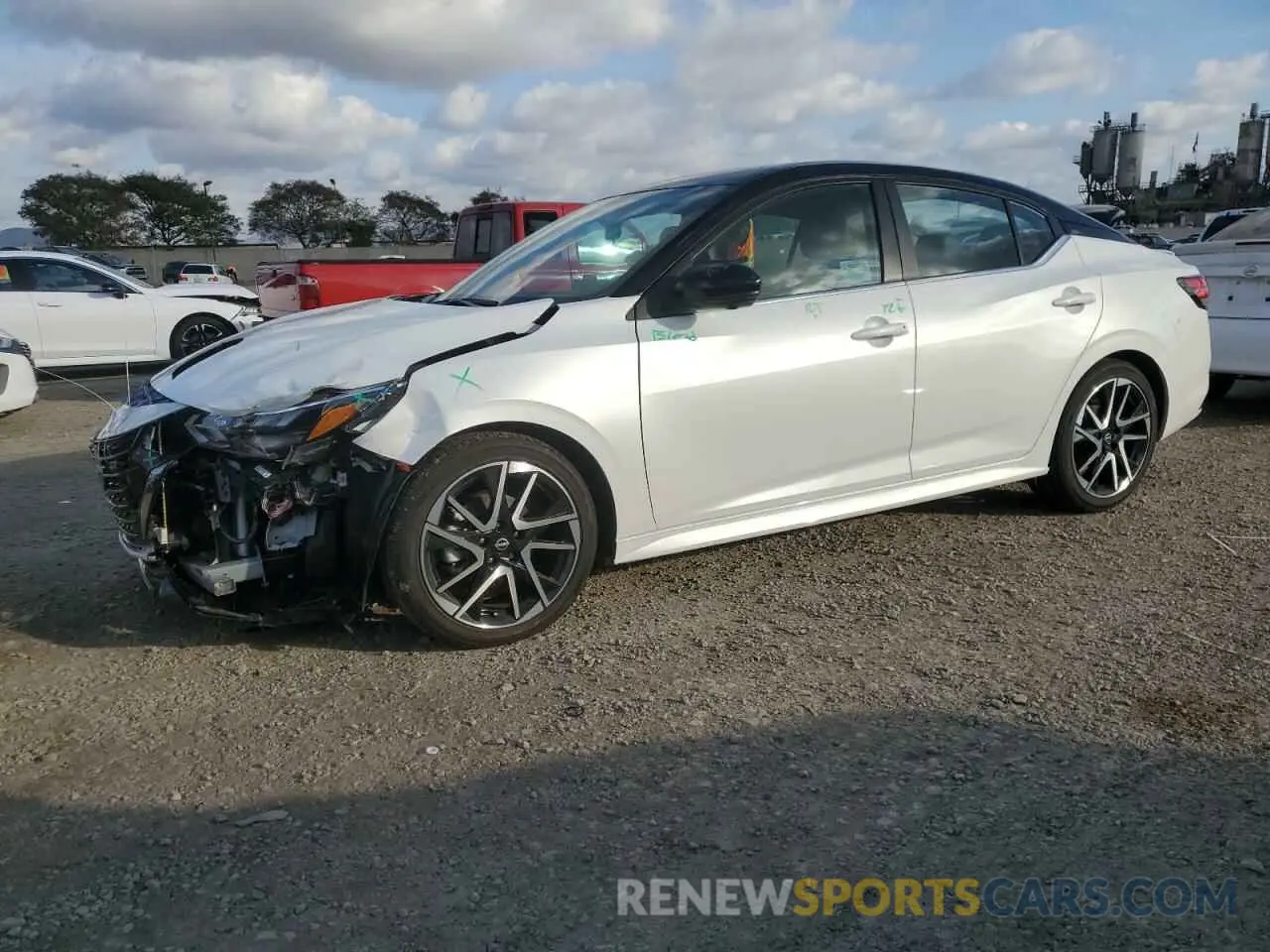 1 Photograph of a damaged car 3N1AB8DV9RY387835 NISSAN SENTRA 2024