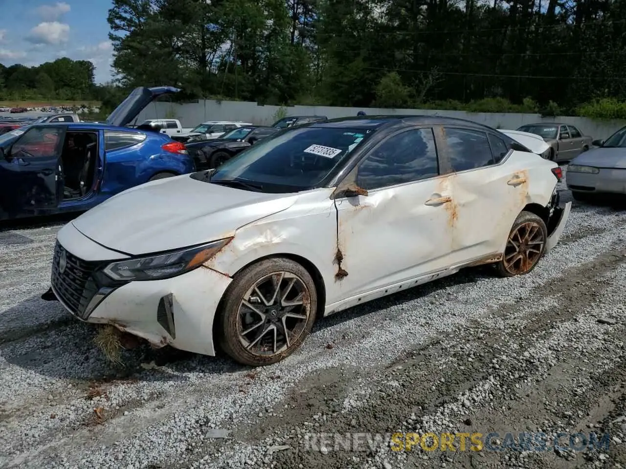 1 Photograph of a damaged car 3N1AB8DVXRY227480 NISSAN SENTRA 2024