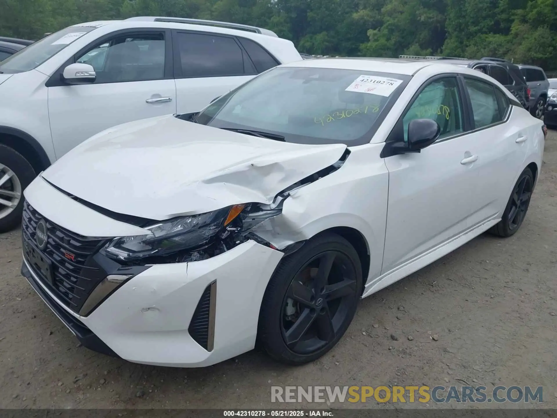 2 Photograph of a damaged car 3N1AB8DVXRY296895 NISSAN SENTRA 2024