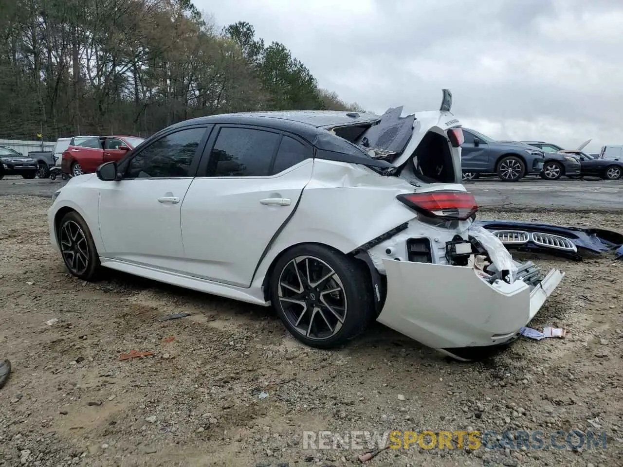 2 Photograph of a damaged car 3N1AB8DVXRY373832 NISSAN SENTRA 2024