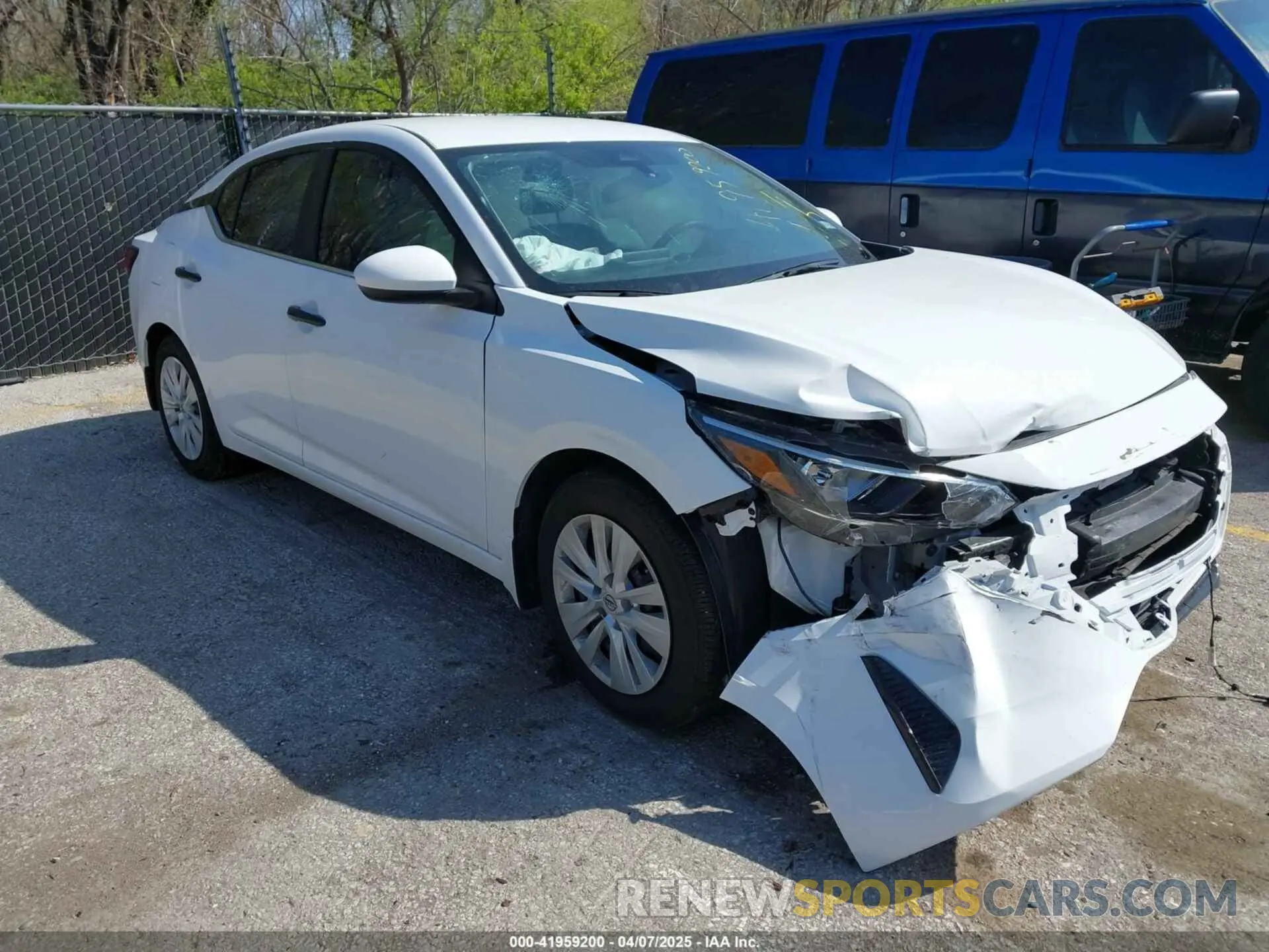 1 Photograph of a damaged car 3N1AB8BV0SY221759 NISSAN SENTRA 2025