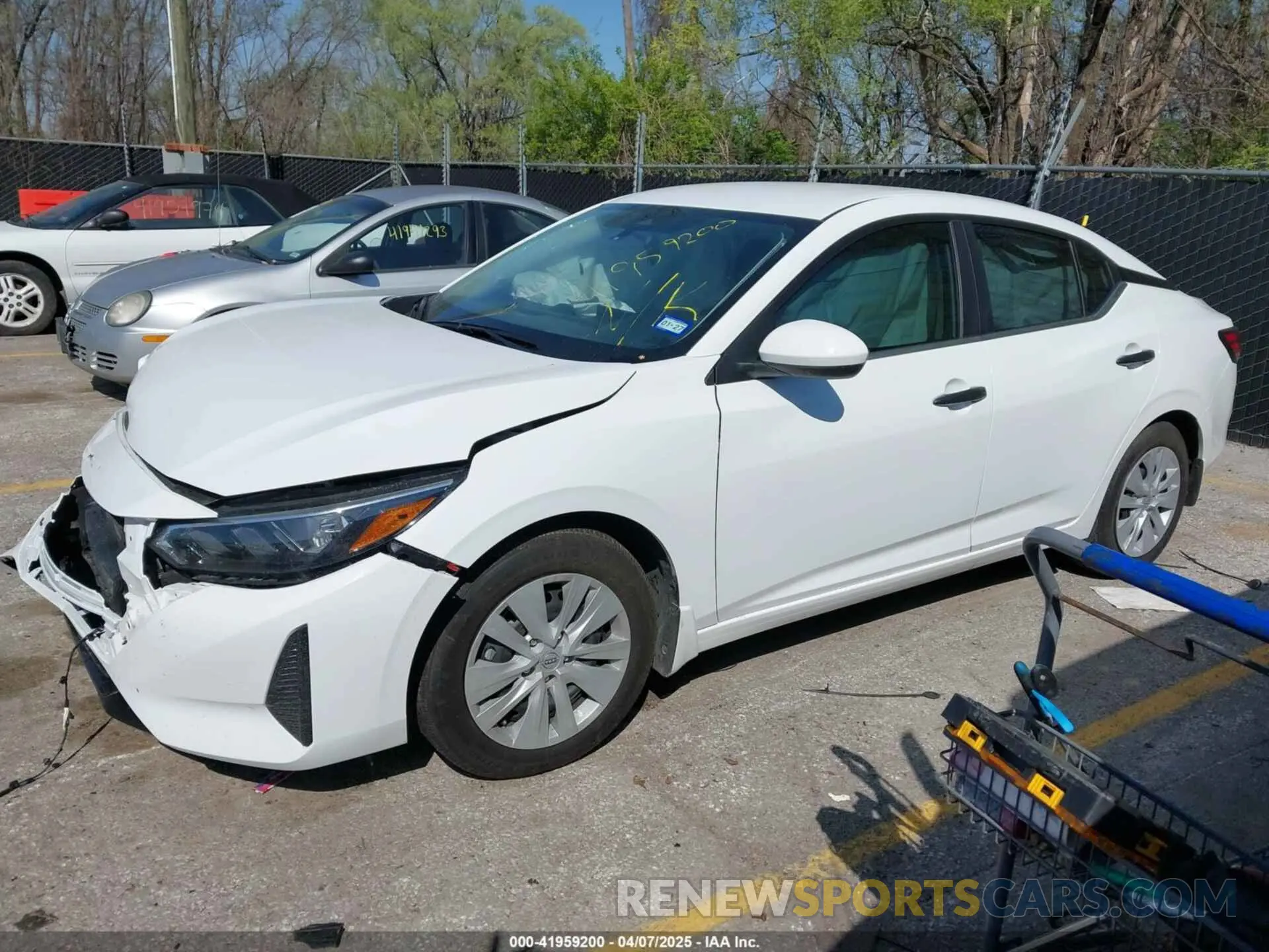 2 Photograph of a damaged car 3N1AB8BV0SY221759 NISSAN SENTRA 2025