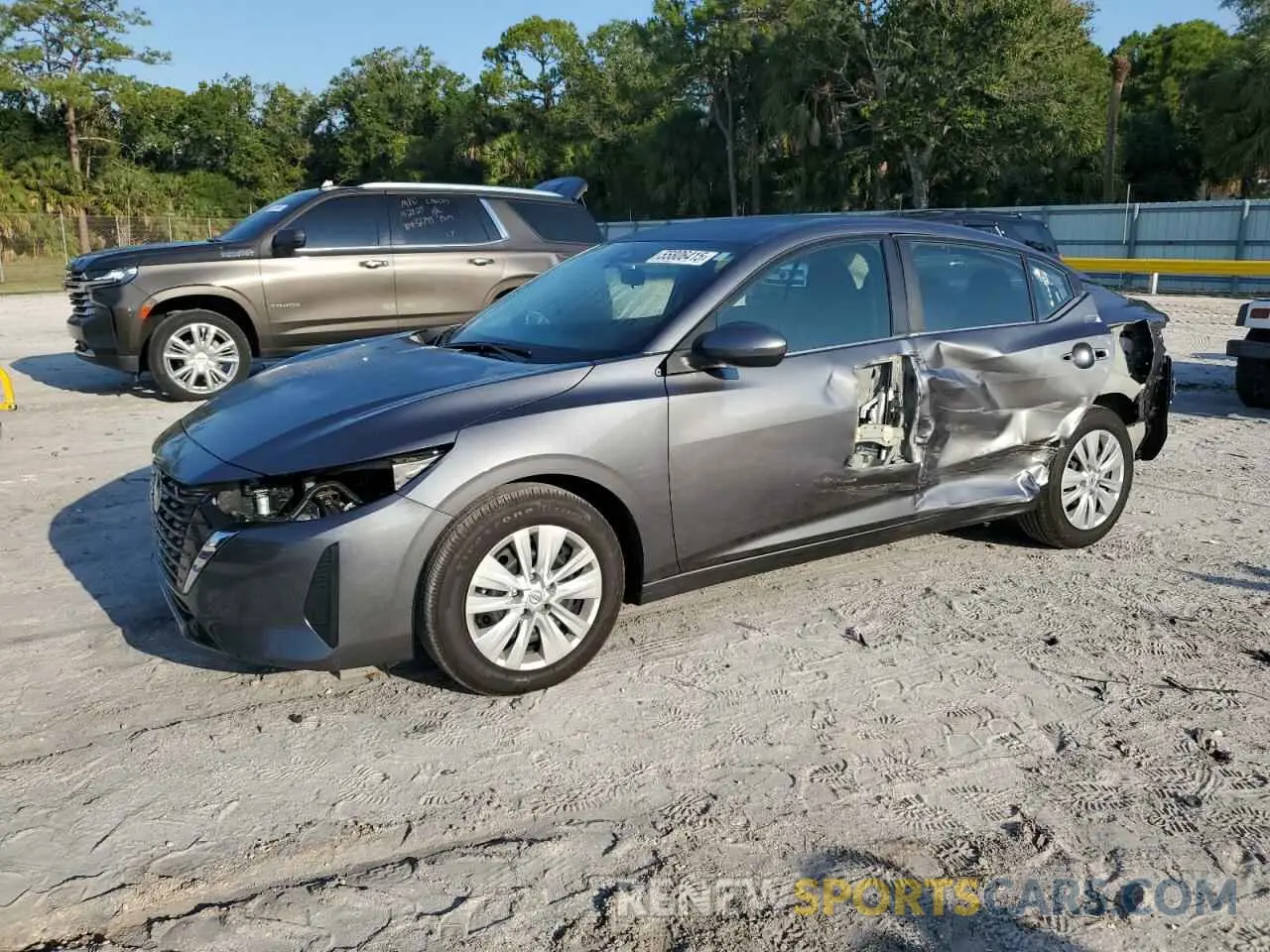 1 Photograph of a damaged car 3N1AB8BV0SY231370 NISSAN SENTRA 2025