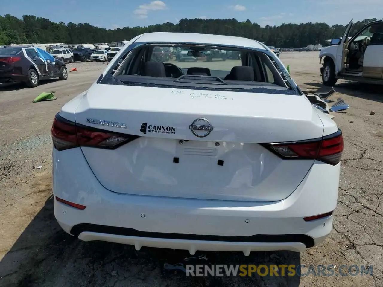 6 Photograph of a damaged car 3N1AB8BV0SY236066 NISSAN SENTRA 2025