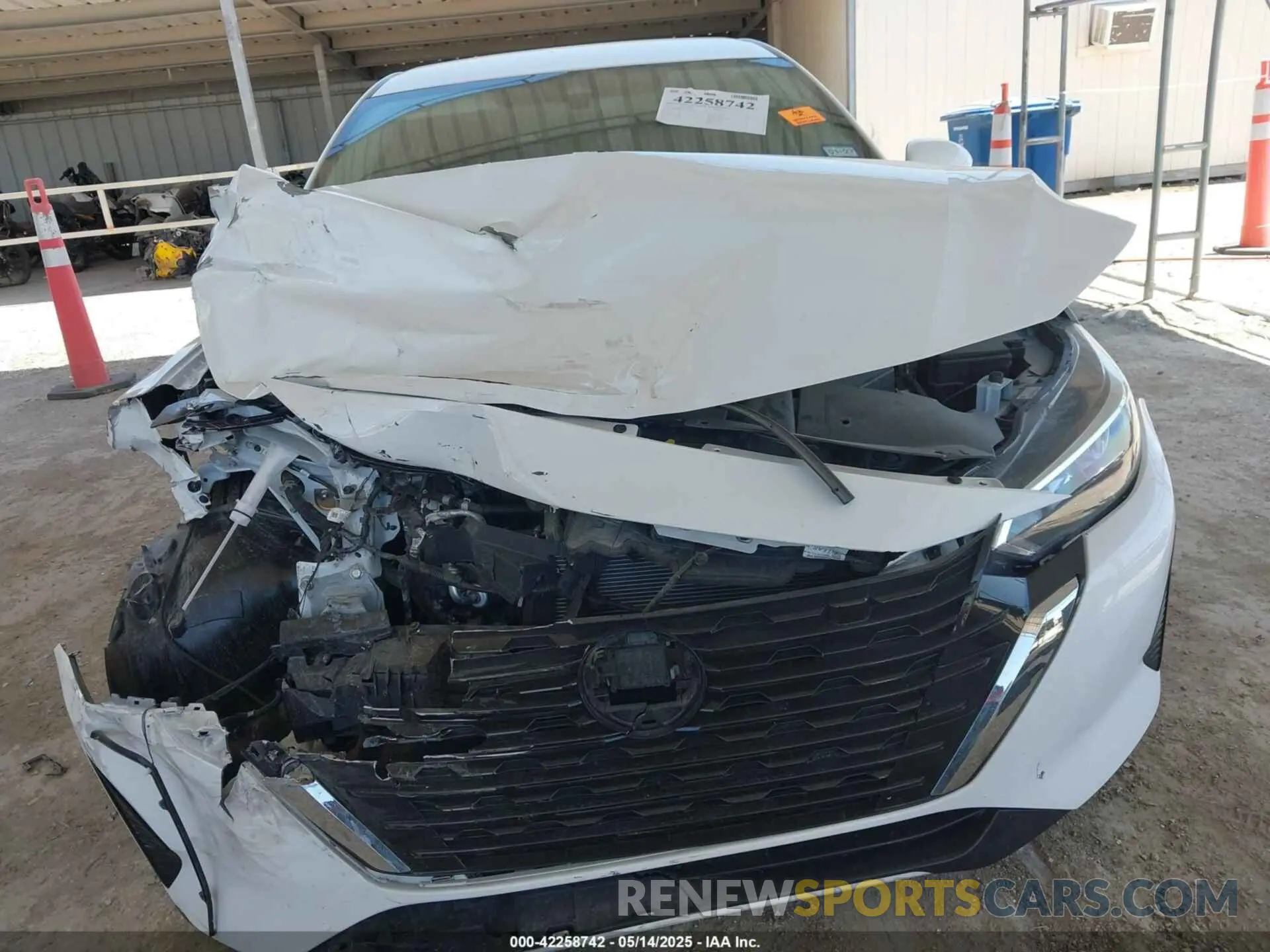 12 Photograph of a damaged car 3N1AB8BV0SY267026 NISSAN SENTRA 2025
