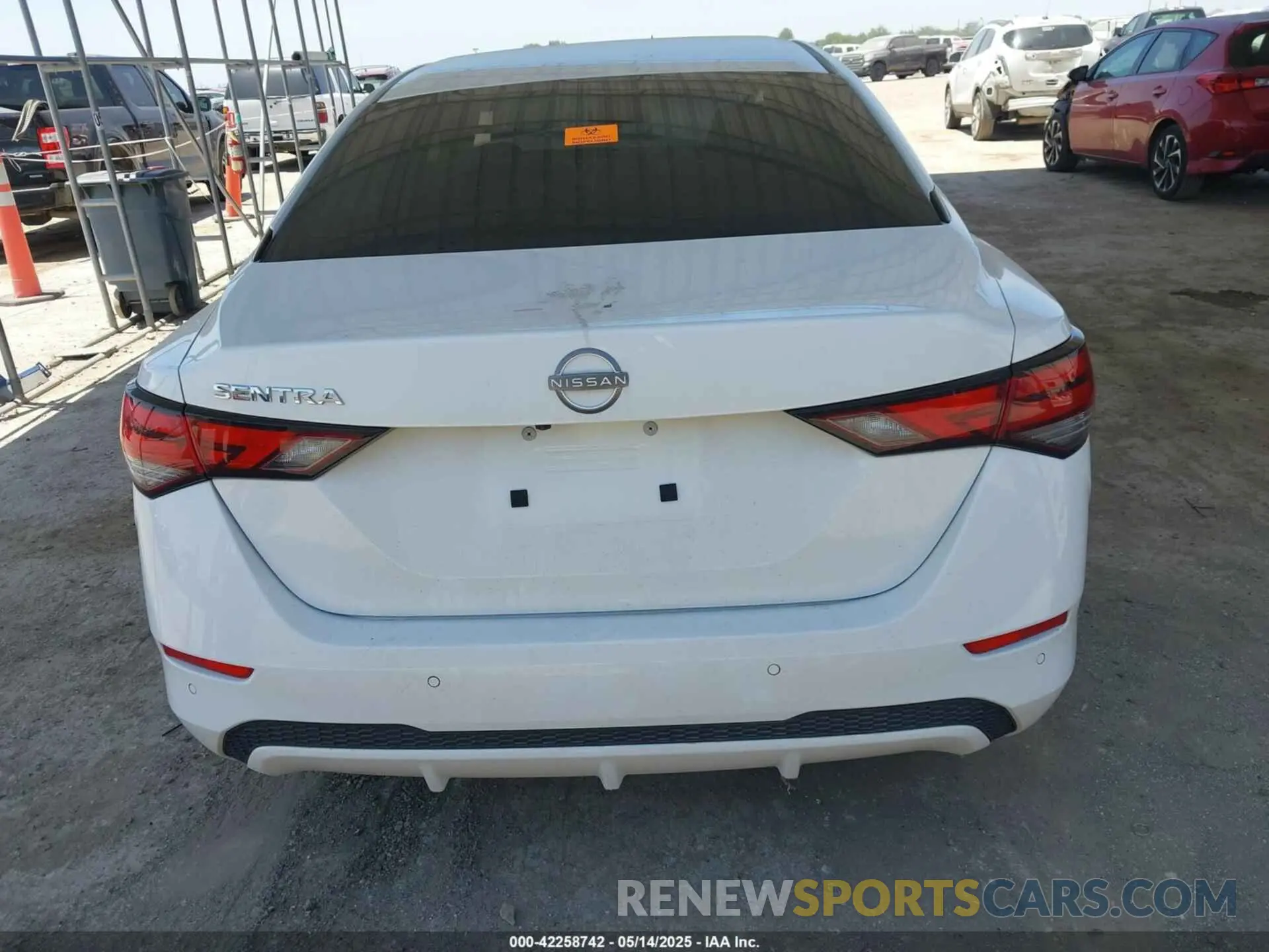 16 Photograph of a damaged car 3N1AB8BV0SY267026 NISSAN SENTRA 2025
