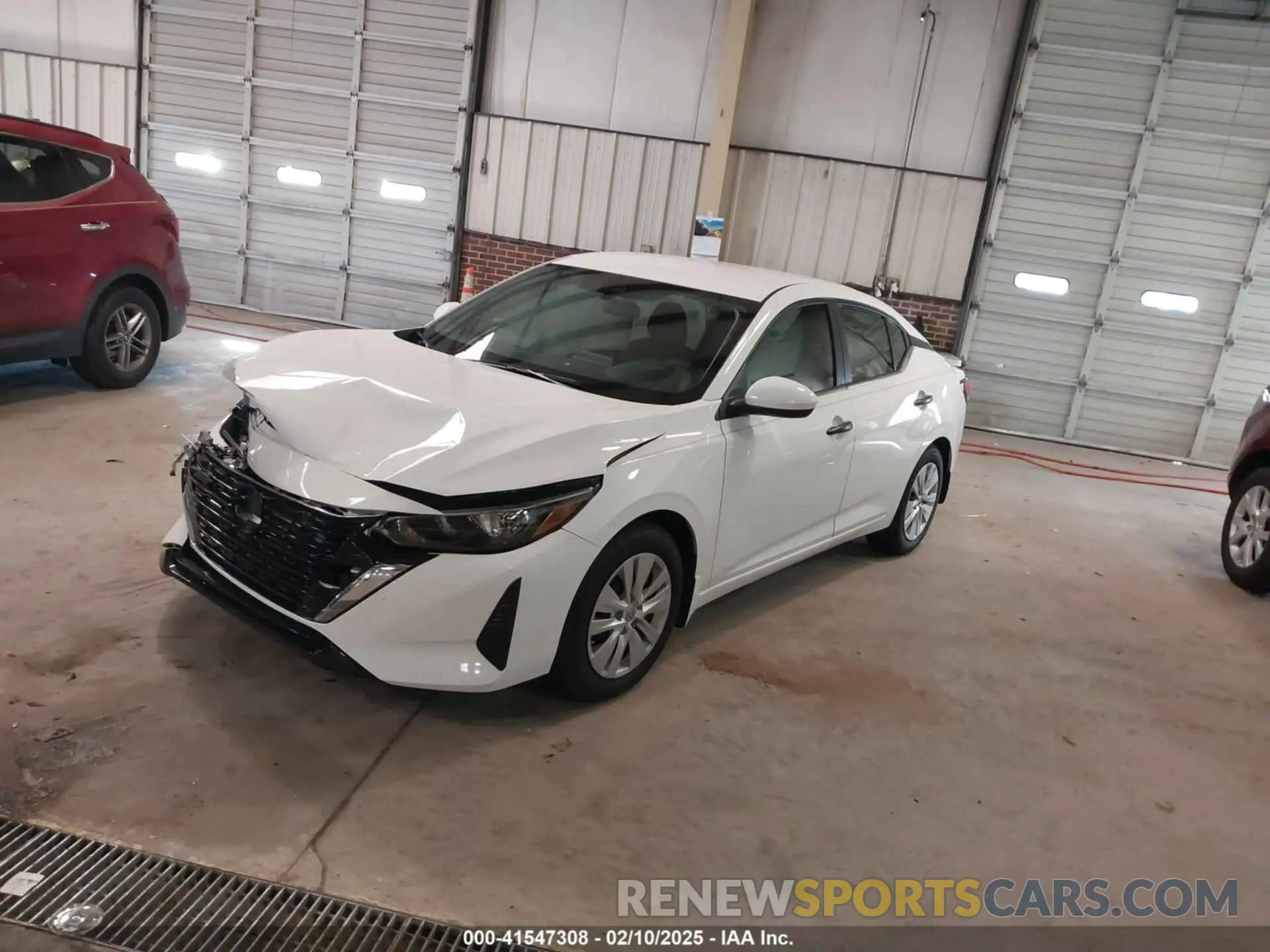 2 Photograph of a damaged car 3N1AB8BV1SY218546 NISSAN SENTRA 2025