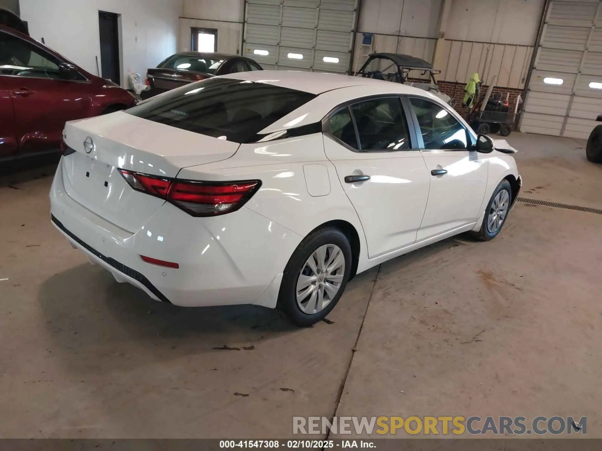 4 Photograph of a damaged car 3N1AB8BV1SY218546 NISSAN SENTRA 2025