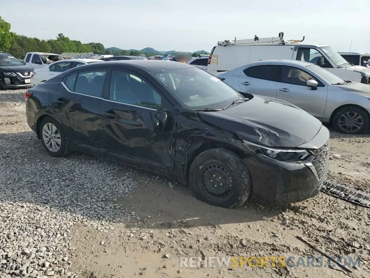 4 Photograph of a damaged car 3N1AB8BV1SY219311 NISSAN SENTRA 2025
