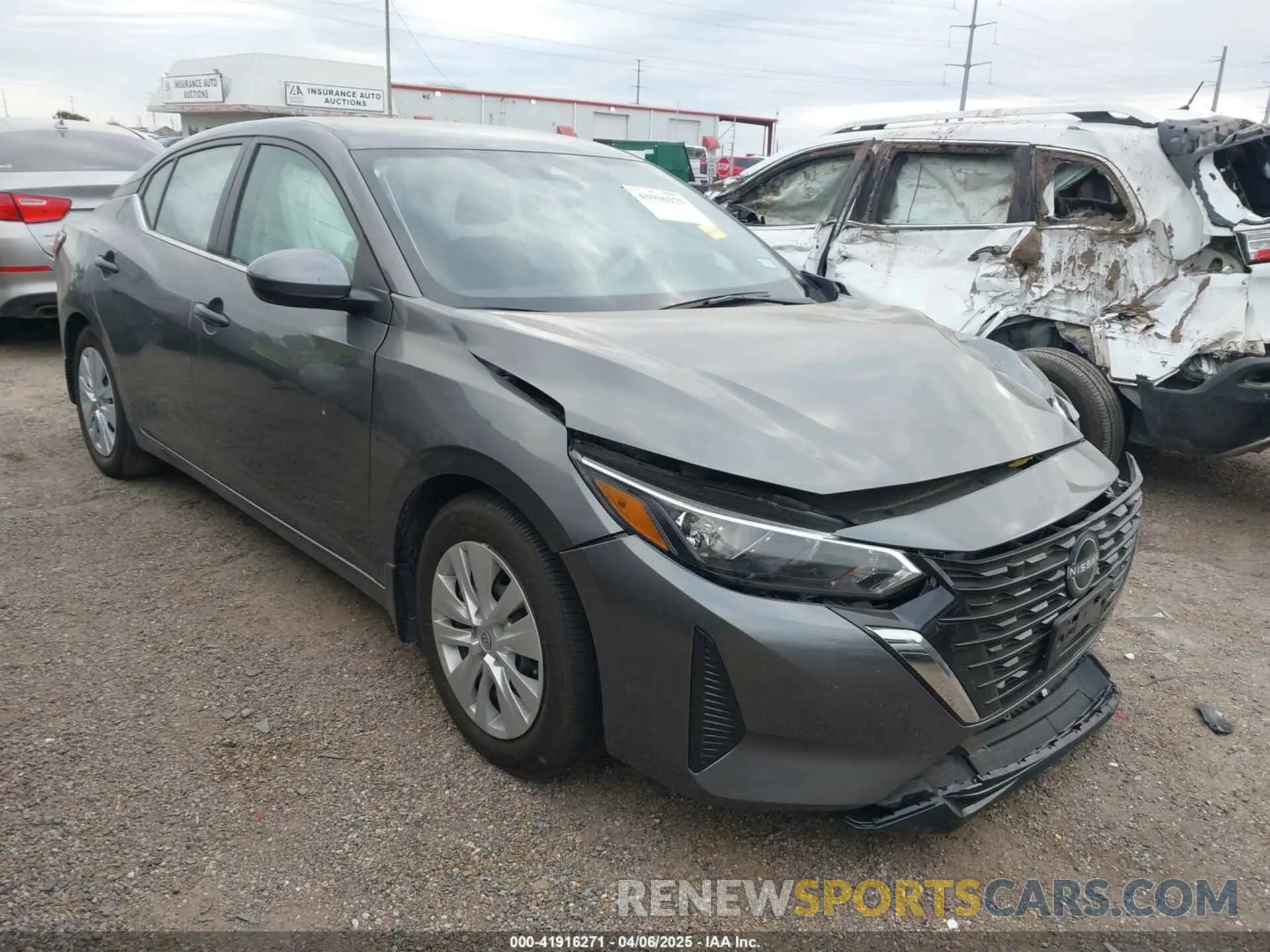 1 Photograph of a damaged car 3N1AB8BV1SY251174 NISSAN SENTRA 2025