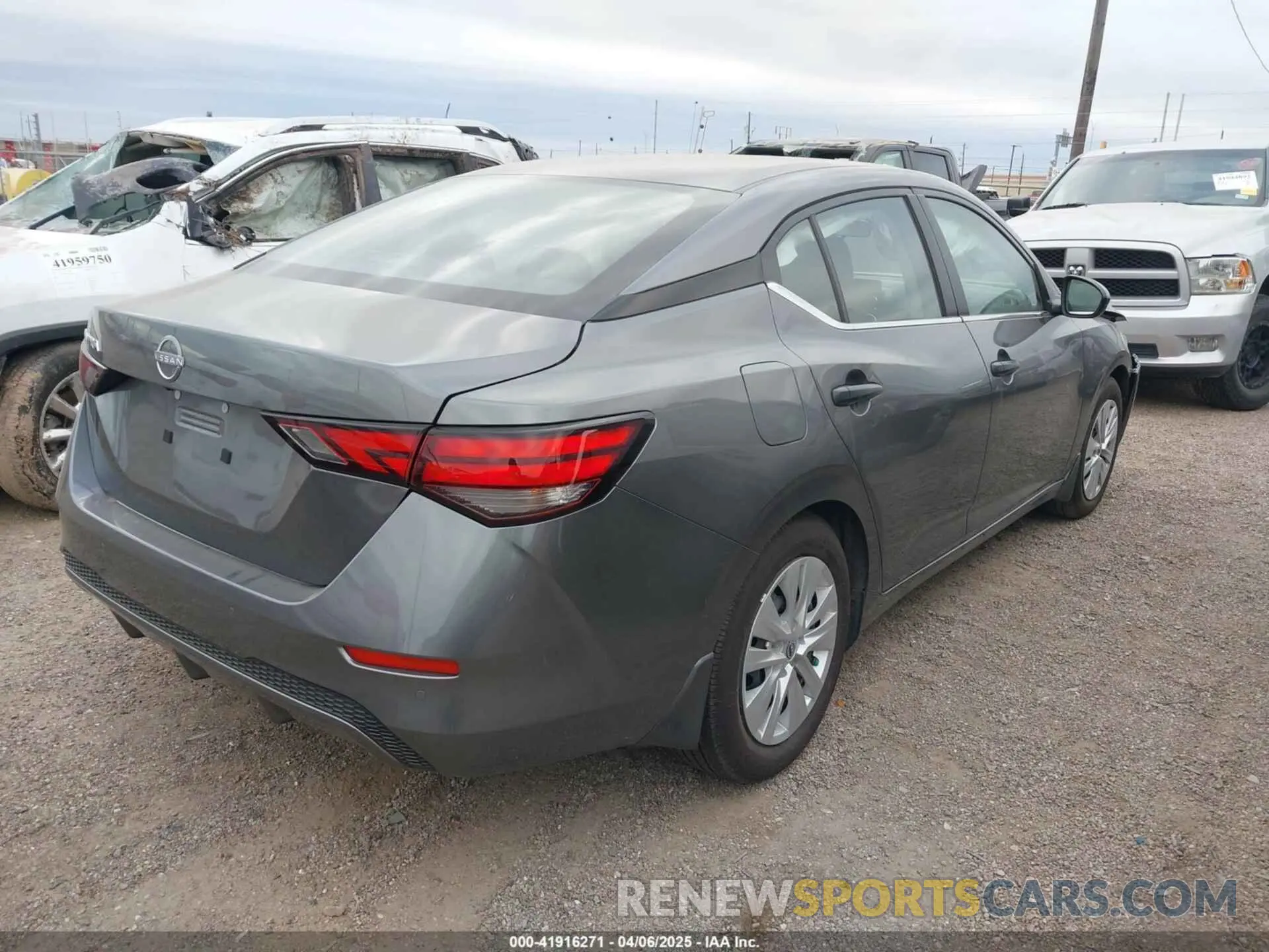 4 Photograph of a damaged car 3N1AB8BV1SY251174 NISSAN SENTRA 2025