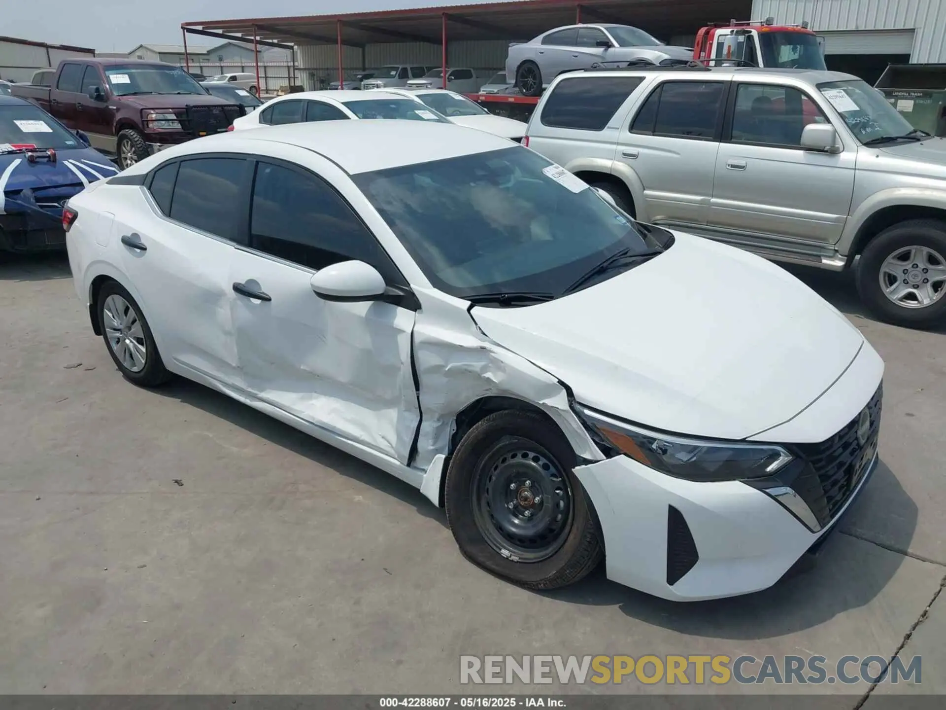 1 Photograph of a damaged car 3N1AB8BV1SY254267 NISSAN SENTRA 2025