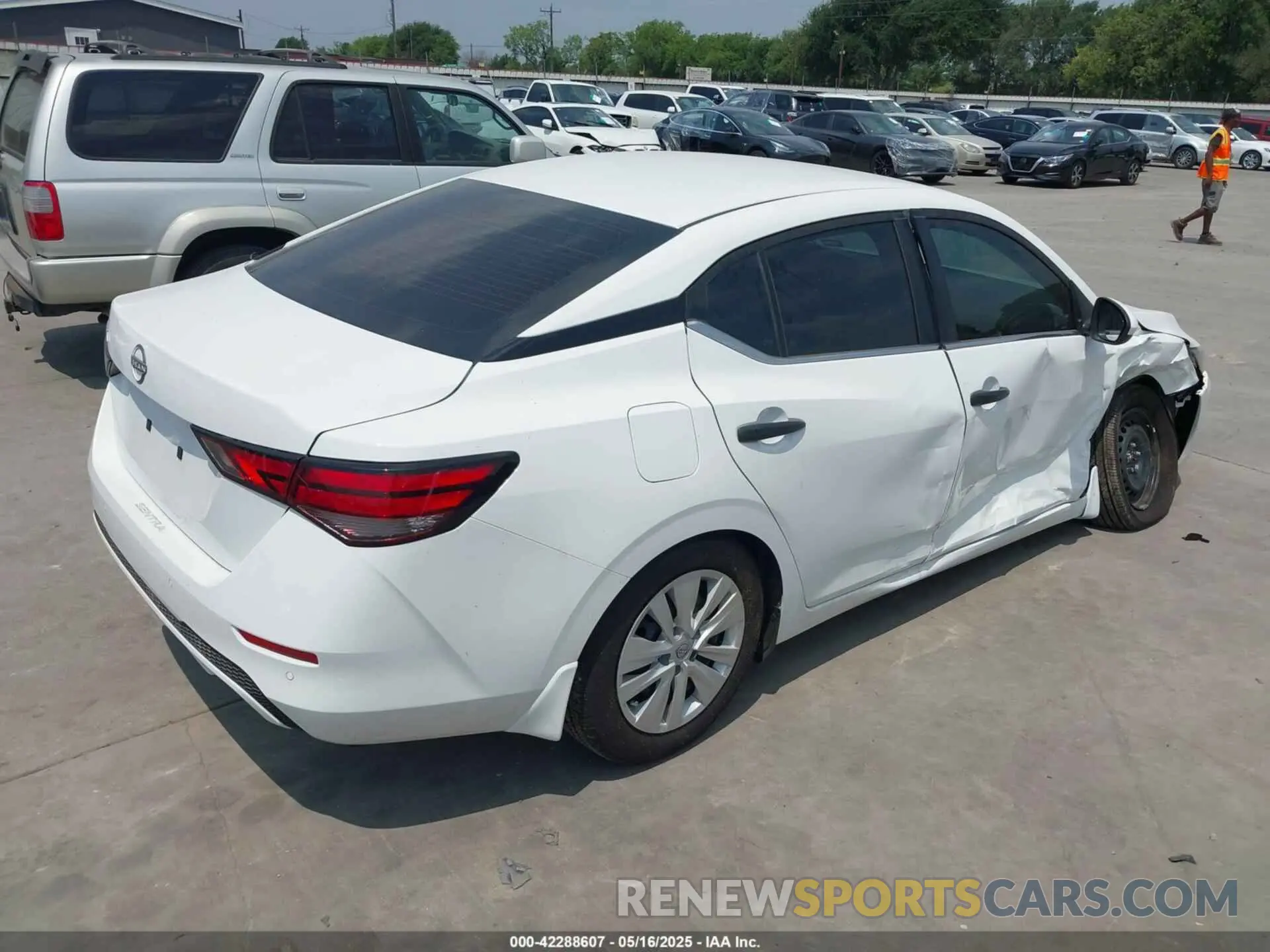 4 Photograph of a damaged car 3N1AB8BV1SY254267 NISSAN SENTRA 2025