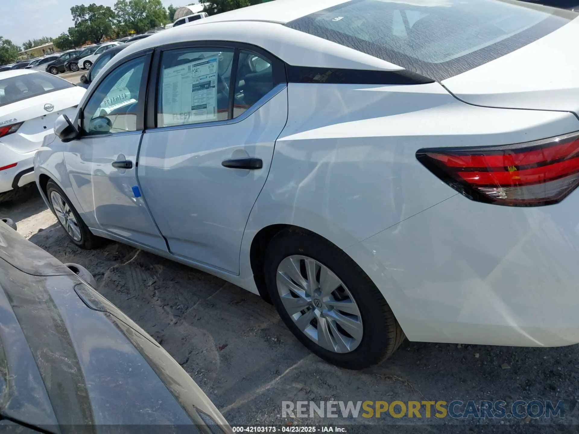 14 Photograph of a damaged car 3N1AB8BV1SY318887 NISSAN SENTRA 2025