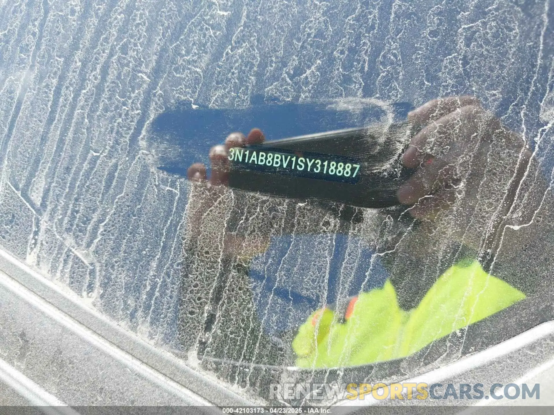 9 Photograph of a damaged car 3N1AB8BV1SY318887 NISSAN SENTRA 2025