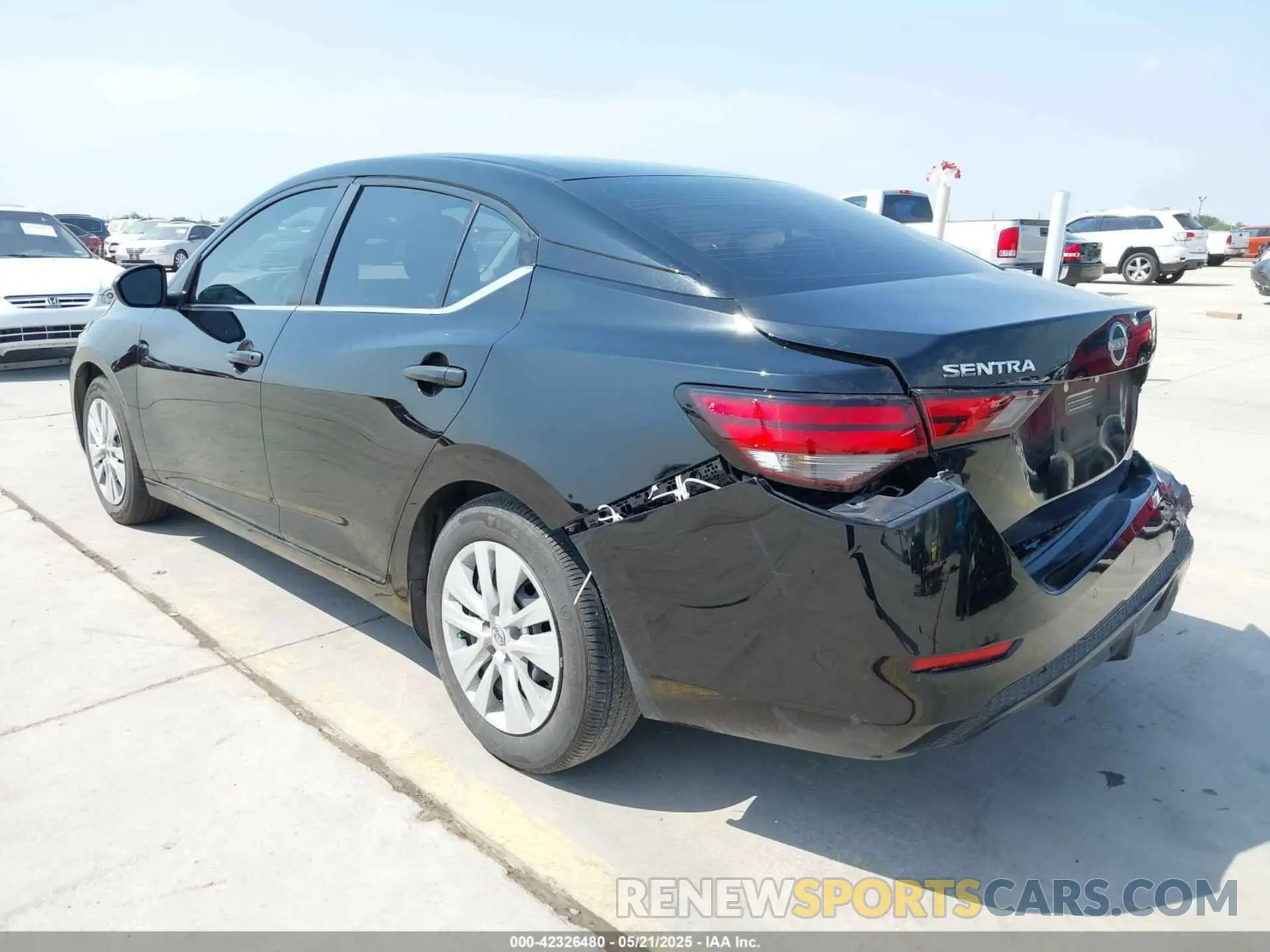 3 Photograph of a damaged car 3N1AB8BV2SY208348 NISSAN SENTRA 2025