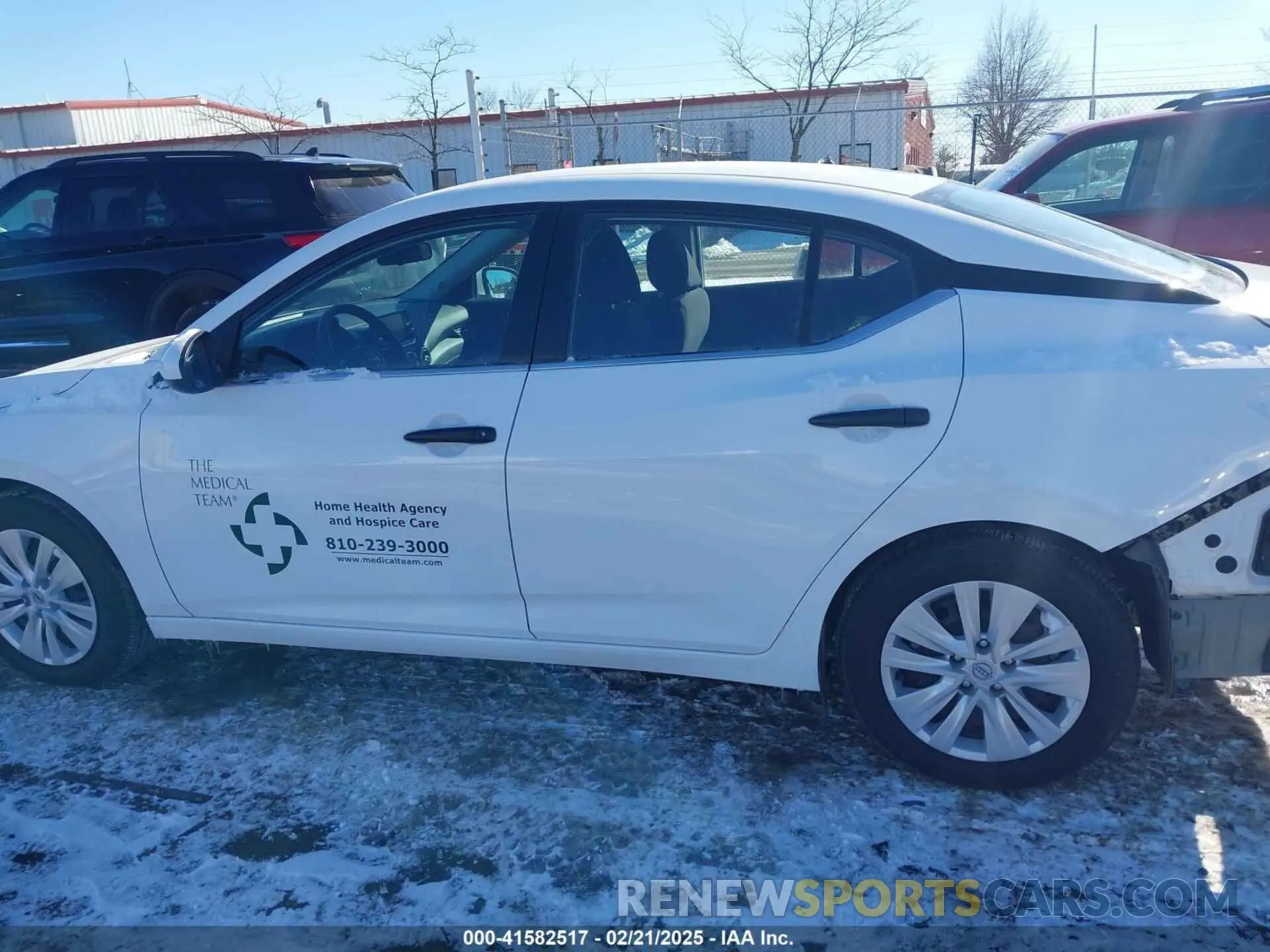 14 Photograph of a damaged car 3N1AB8BV3SY212859 NISSAN SENTRA 2025
