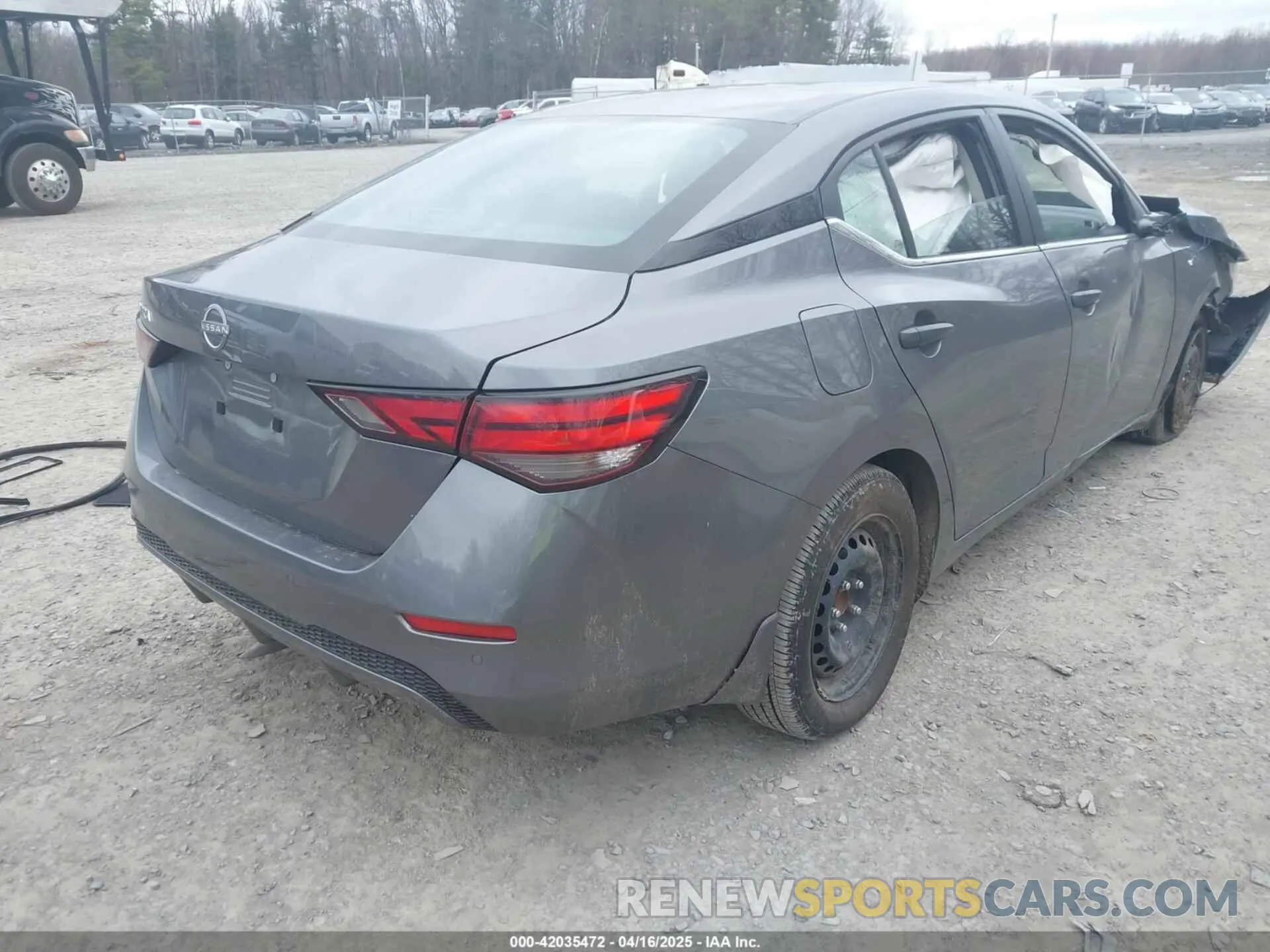 4 Photograph of a damaged car 3N1AB8BV3SY217348 NISSAN SENTRA 2025