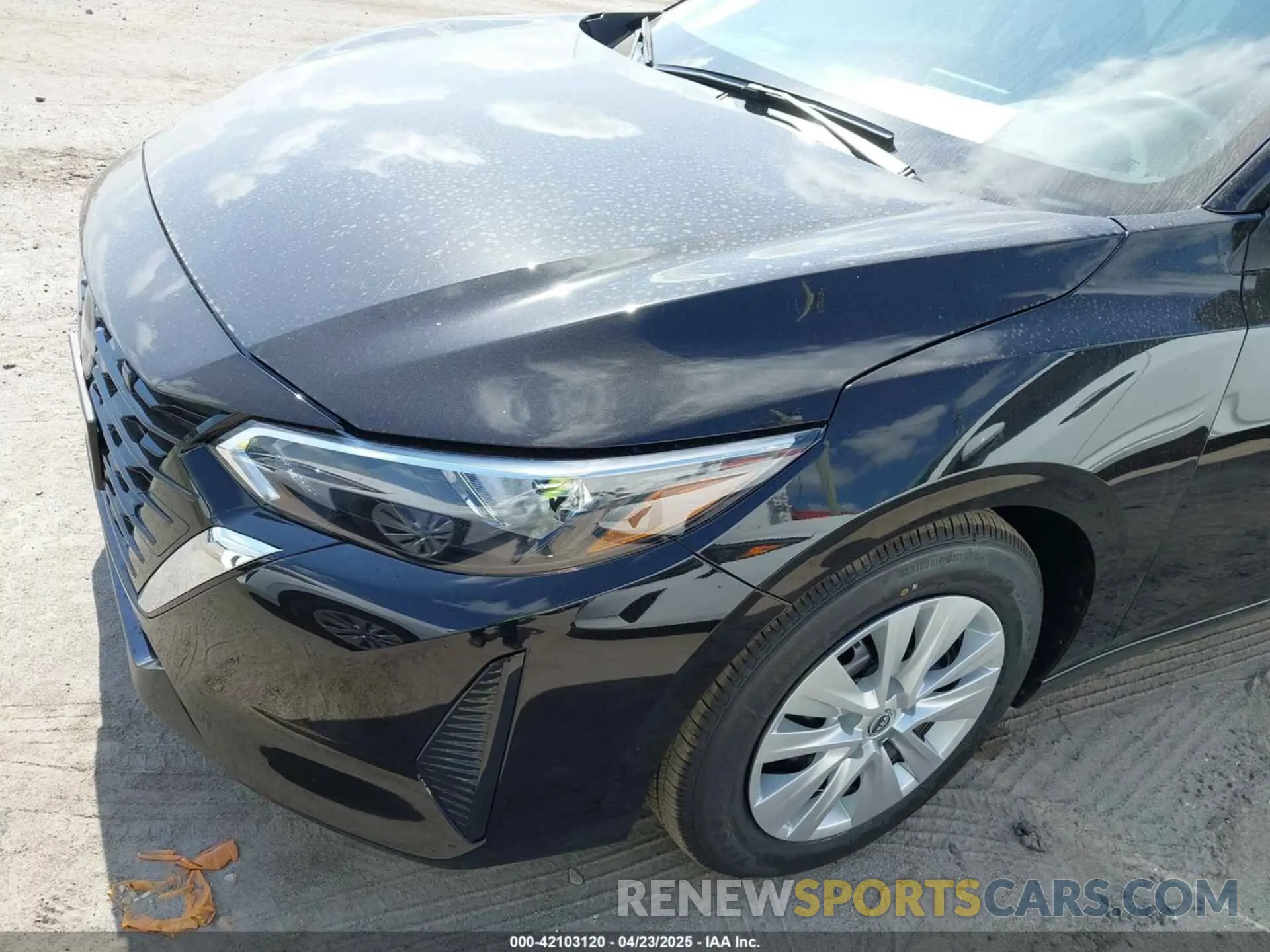 2 Photograph of a damaged car 3N1AB8BV3SY317384 NISSAN SENTRA 2025