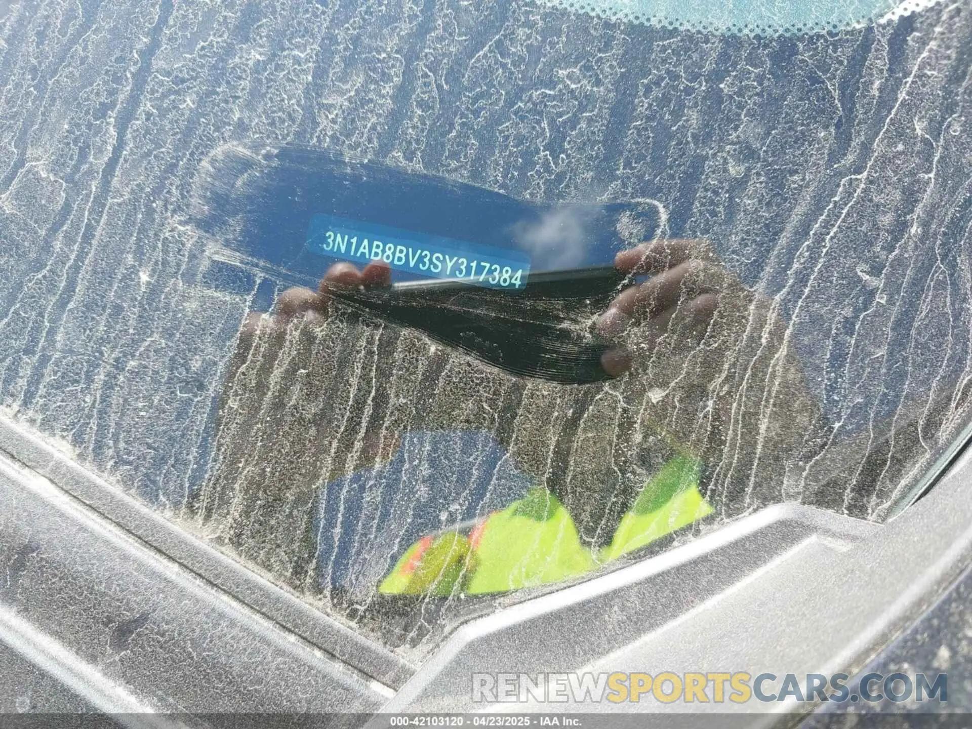 9 Photograph of a damaged car 3N1AB8BV3SY317384 NISSAN SENTRA 2025