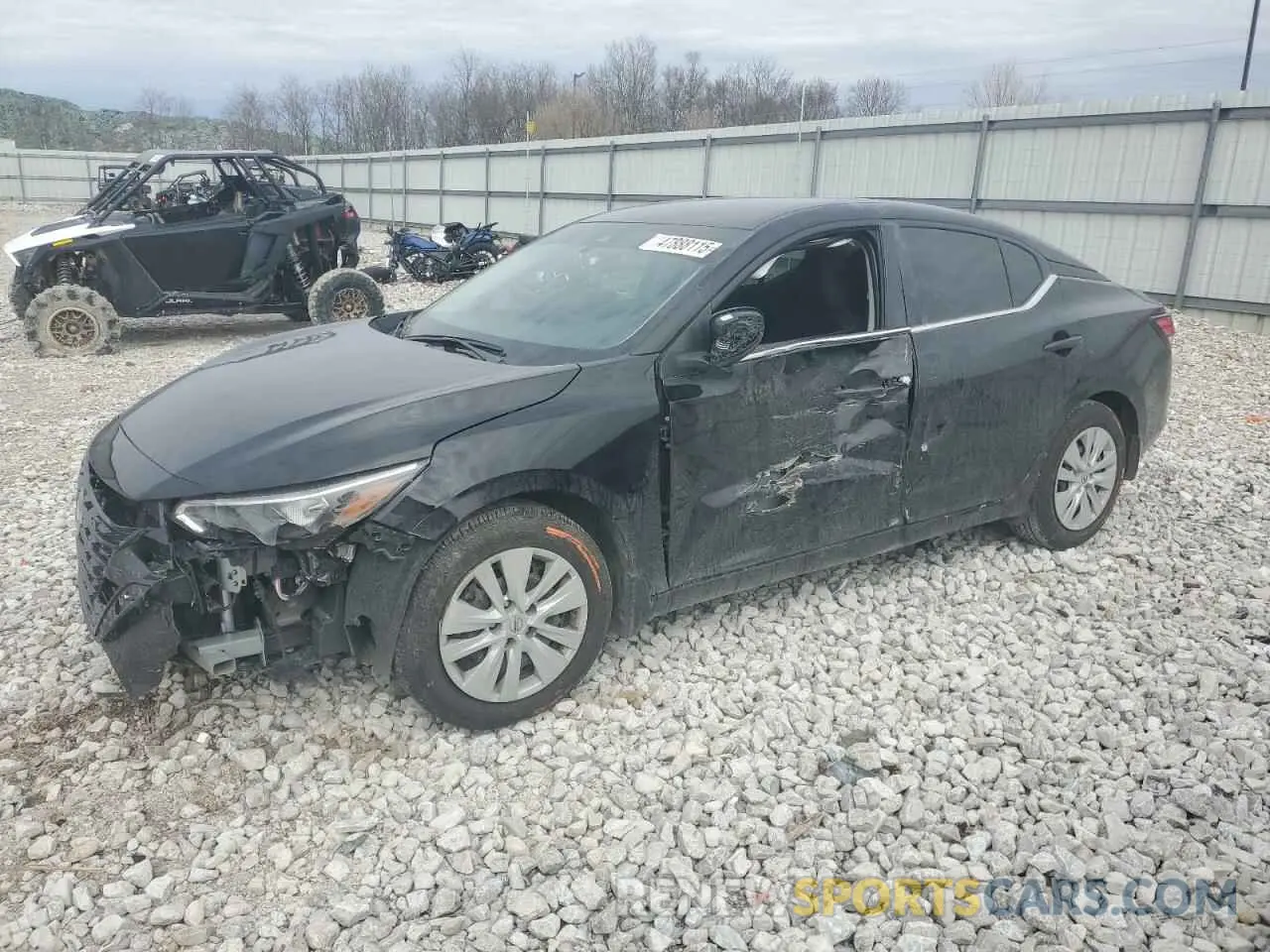1 Photograph of a damaged car 3N1AB8BV4SY221733 NISSAN SENTRA 2025