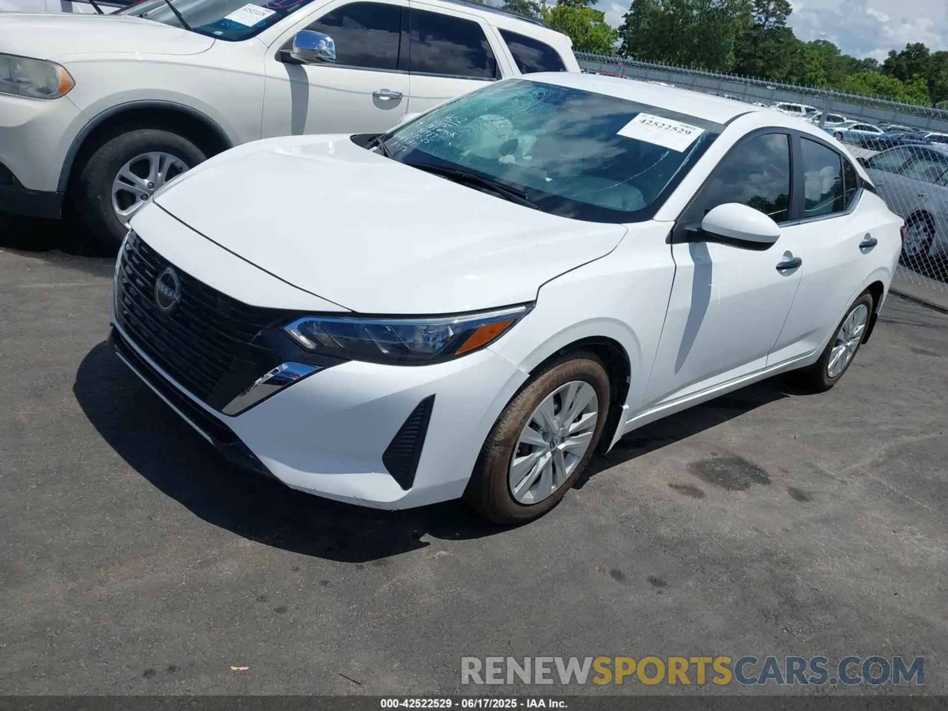 2 Photograph of a damaged car 3N1AB8BV4SY266039 NISSAN SENTRA 2025