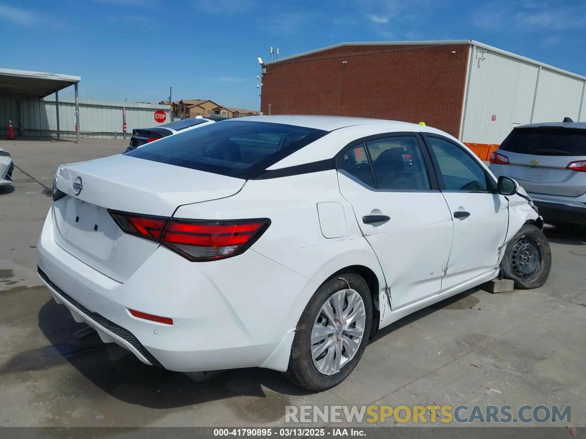 4 Photograph of a damaged car 3N1AB8BV5SY206433 NISSAN SENTRA 2025