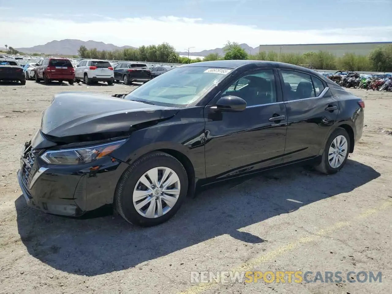 1 Photograph of a damaged car 3N1AB8BV5SY258998 NISSAN SENTRA 2025