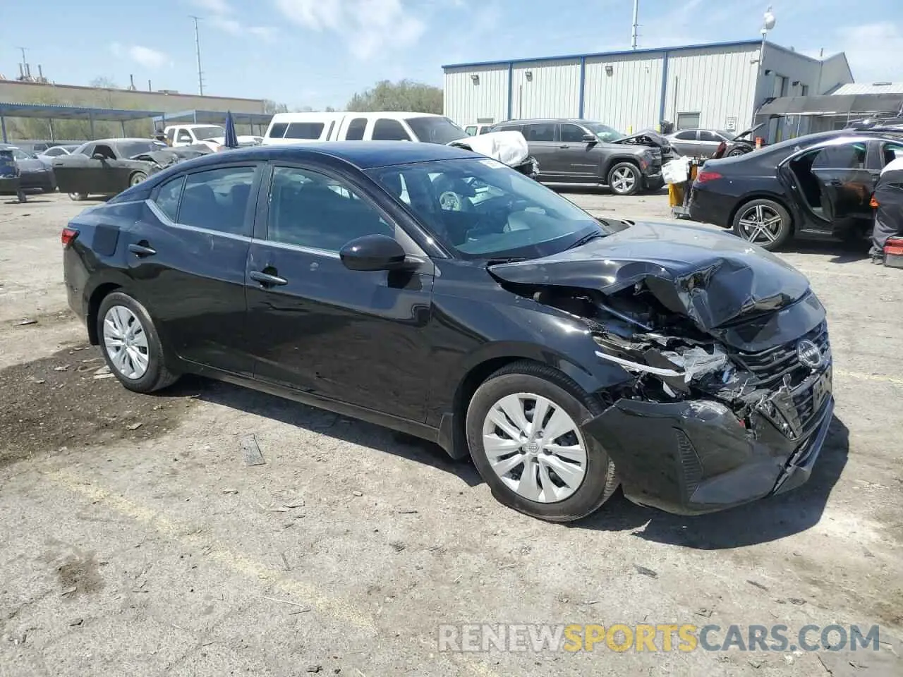 4 Photograph of a damaged car 3N1AB8BV5SY258998 NISSAN SENTRA 2025