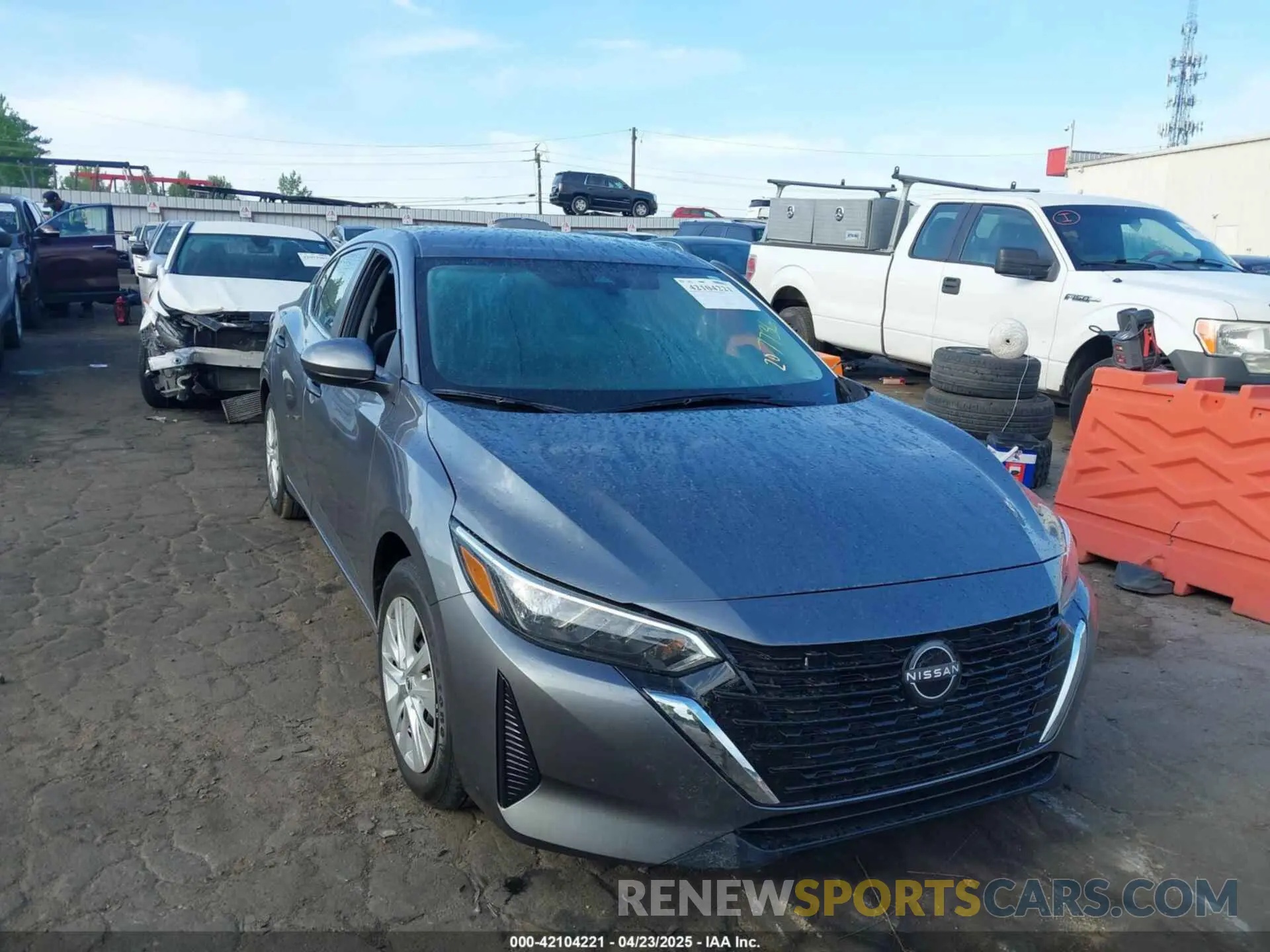 1 Photograph of a damaged car 3N1AB8BV6SY207736 NISSAN SENTRA 2025
